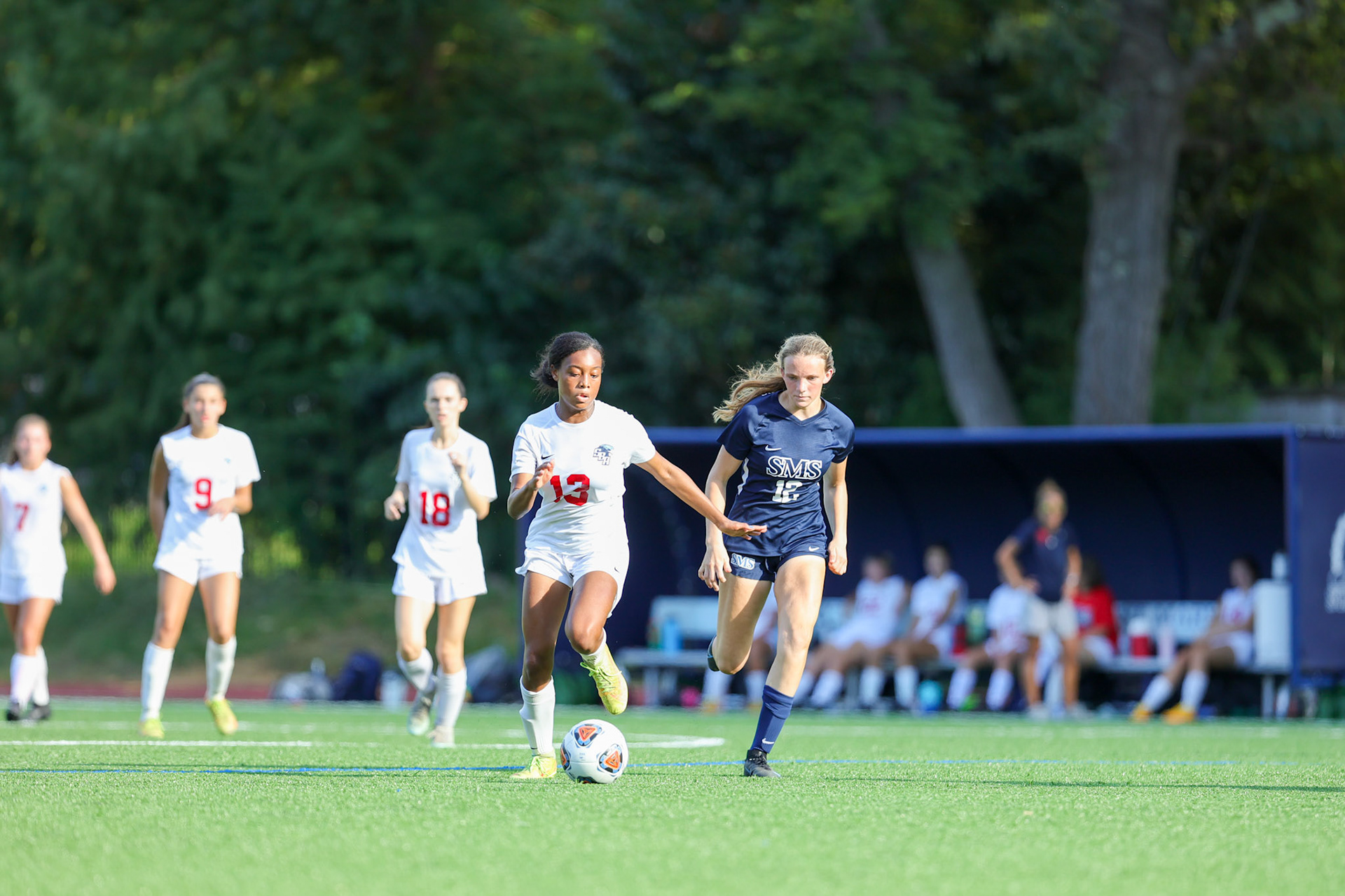 St. Benedict Soccer vs St. Mary’s on August 30, 2022. (Ryan Beatty/SBA)