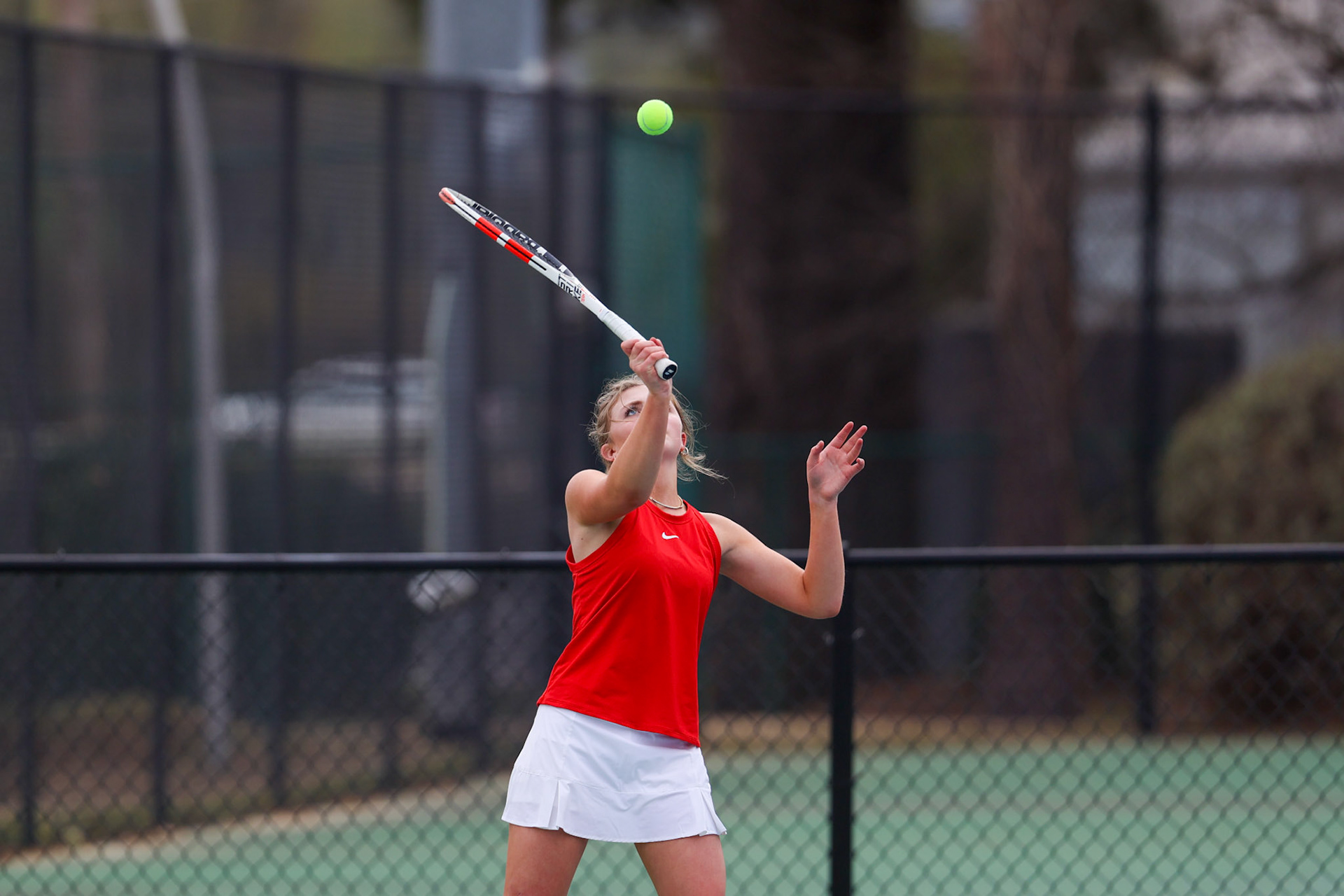 SBA Tennis vs Briacrest on Monday, April 3, 2023. (Ryan Beatty Photo)
