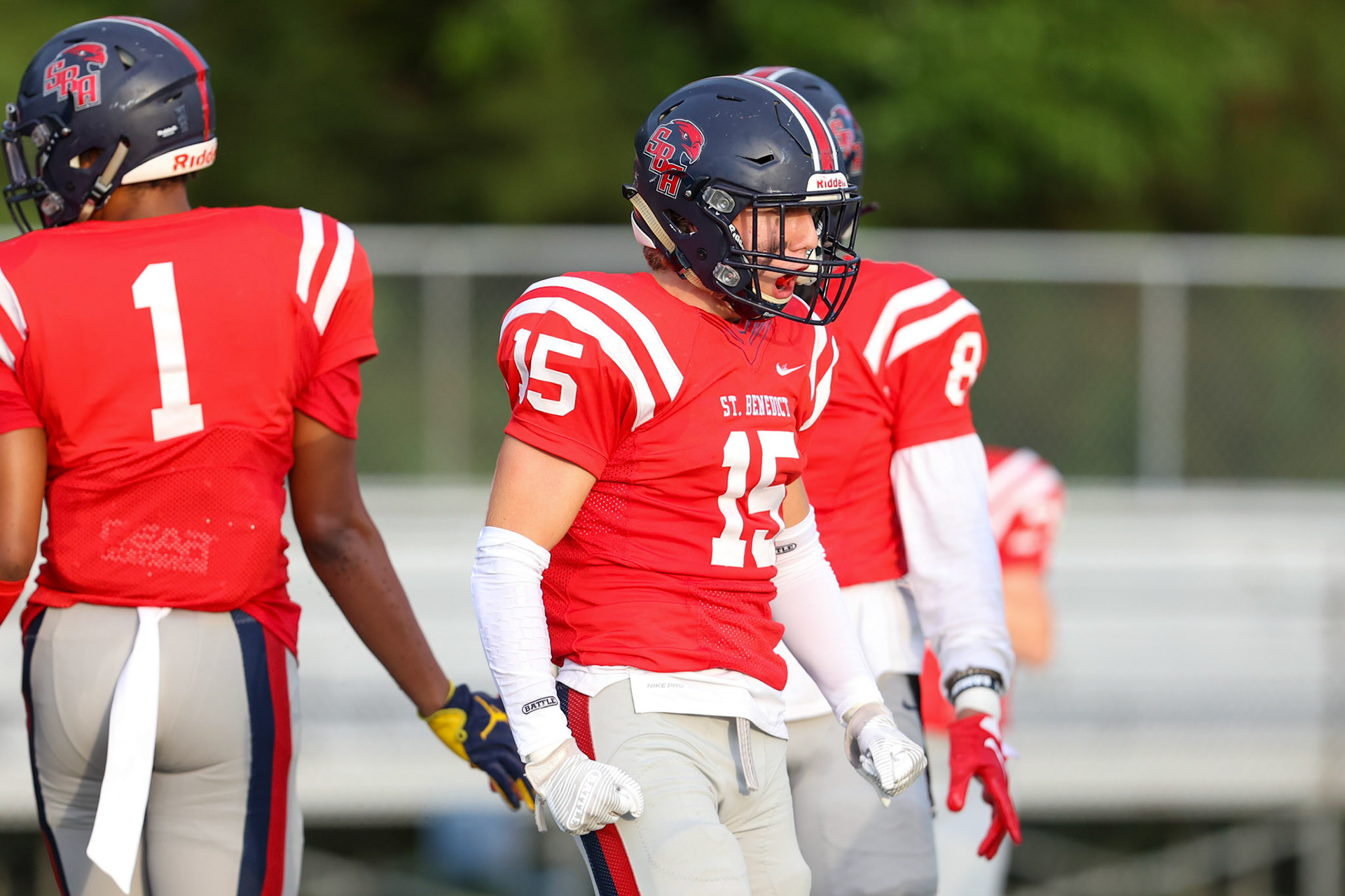 SBA Football Scrimmage on Friday, August 5, 2022 at St. Benedict at Auburndale in Memphis, TN. (Ryan Beatty/SBA)