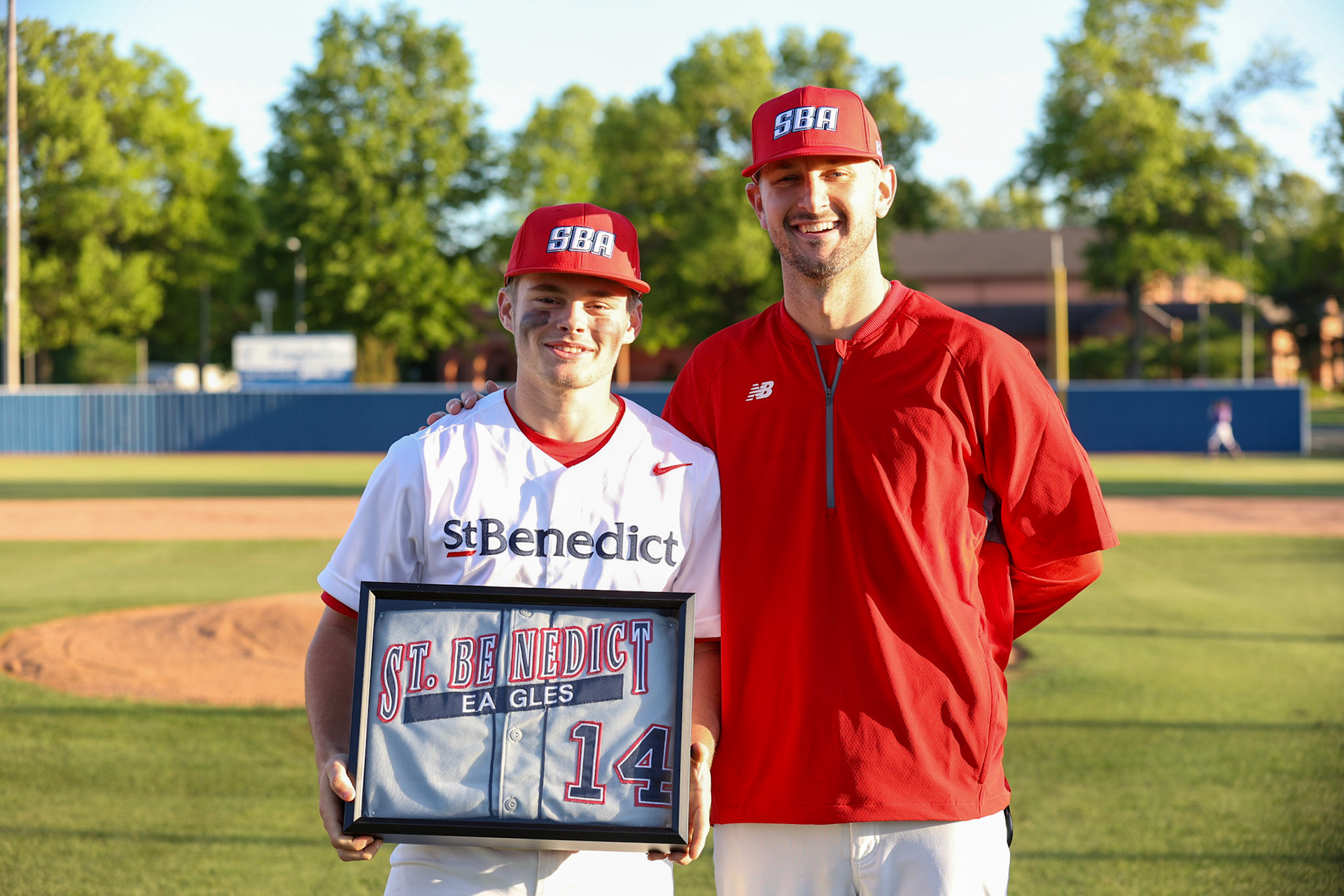 St. Benedict Baseball Senior Night vs CBHS at St. Benedict at Auburndale High School on April 26, 2022.  (Ryan Beatty/SBA)