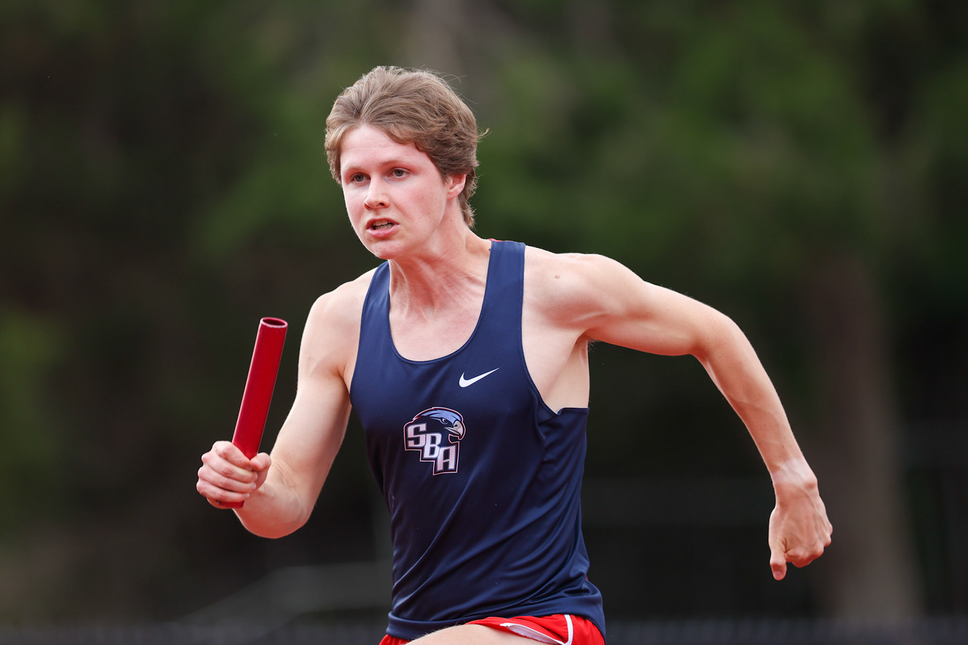 St. Benedict Track at Memphis University School in Memphis, TN on May 3, 2022. (Ryan Beatty/SBA)