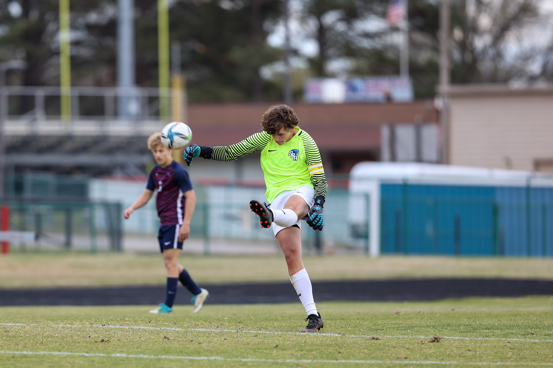 St. Benedict Soccer vs Millington on April 7, 2022 at St. Benedict At Auburndale High School in Memphis, TN. (Ryan Beatty/SBA)