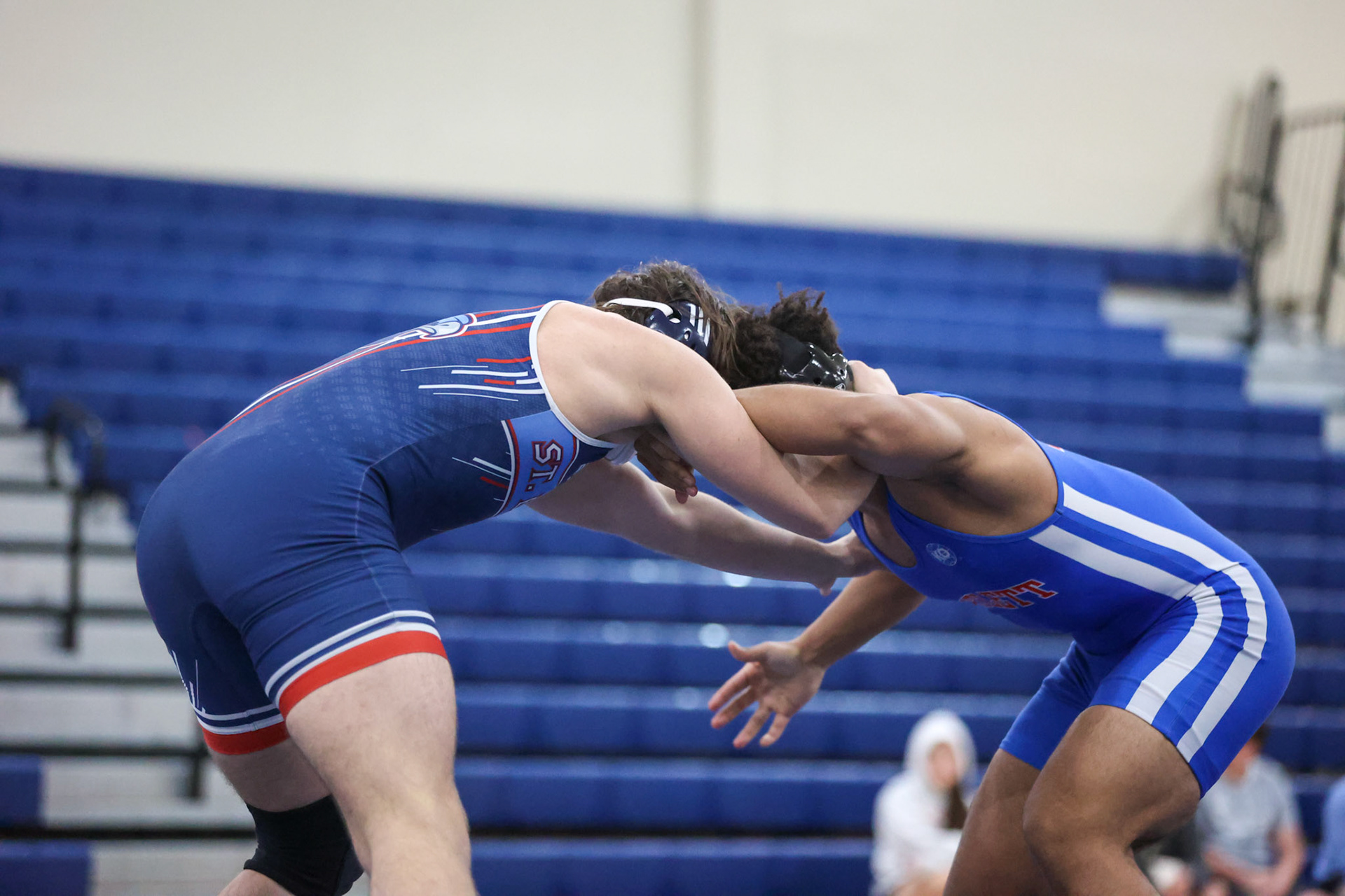 SBA Wrestling Senior Night vs Bartlett, Bolton, and ECS on Thursday, Feb. 10, 2022. (Ryan Beatty Photo)