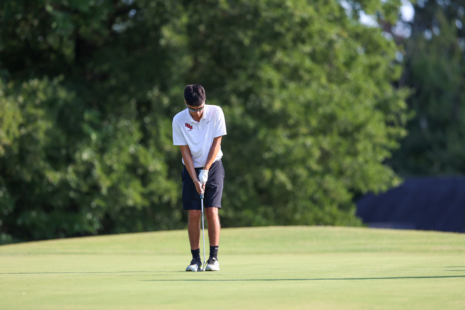 St. Benedict Boys Golf vs Briarcrest at the Lakeland Golf Club on Thursday, September 15, 2022. (Ryan Beatty/SBA)