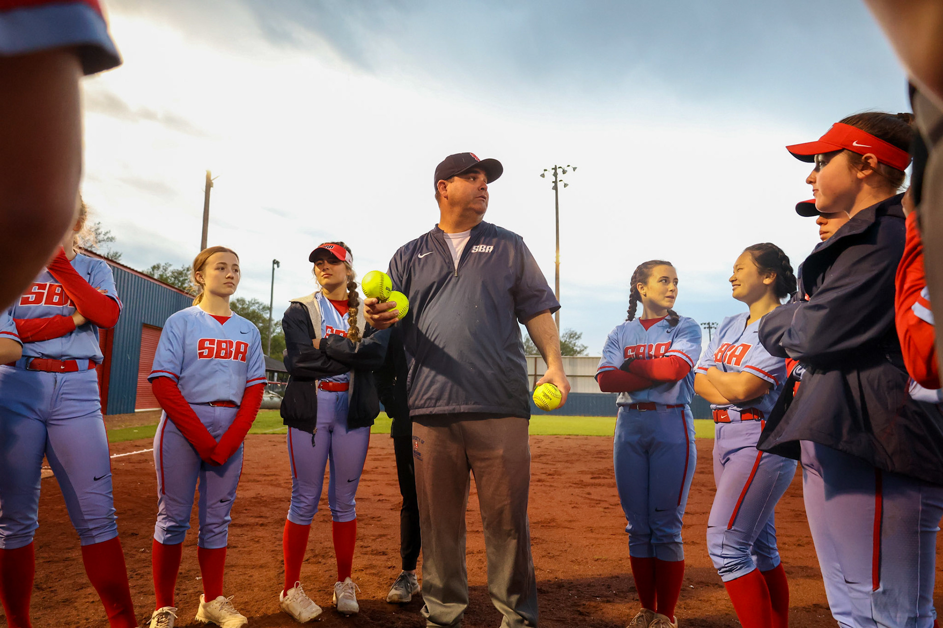 St. Benedict Softball vs Millington on Senior Night at St. Benedict at Auburndale in Memphis, TN on April 20, 2022. (Ryan Beatty/SBA)