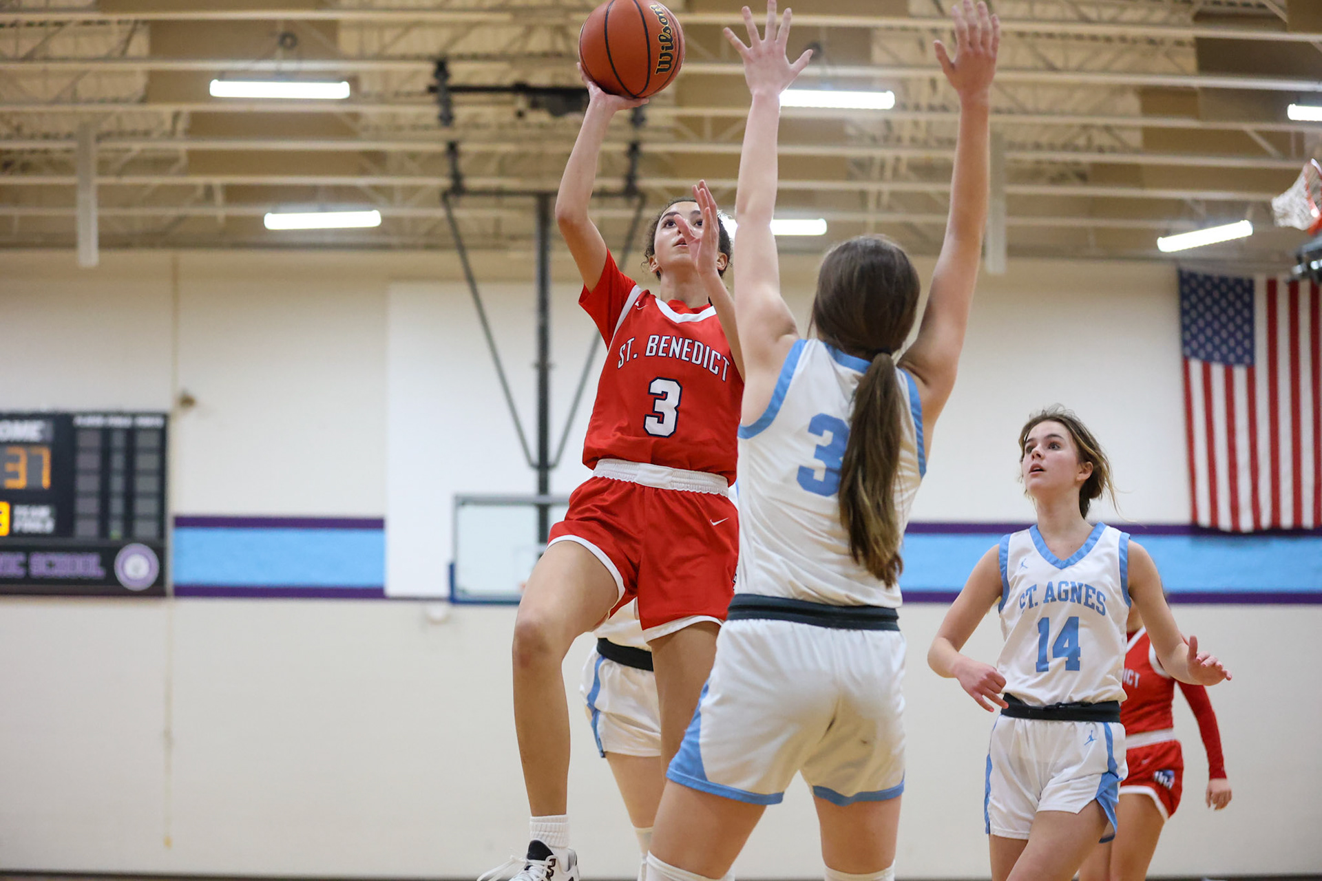 SBA Girls Basketball vs St. Agnes on Monday, January 23, 2022. (Ryan Beatty Photo)