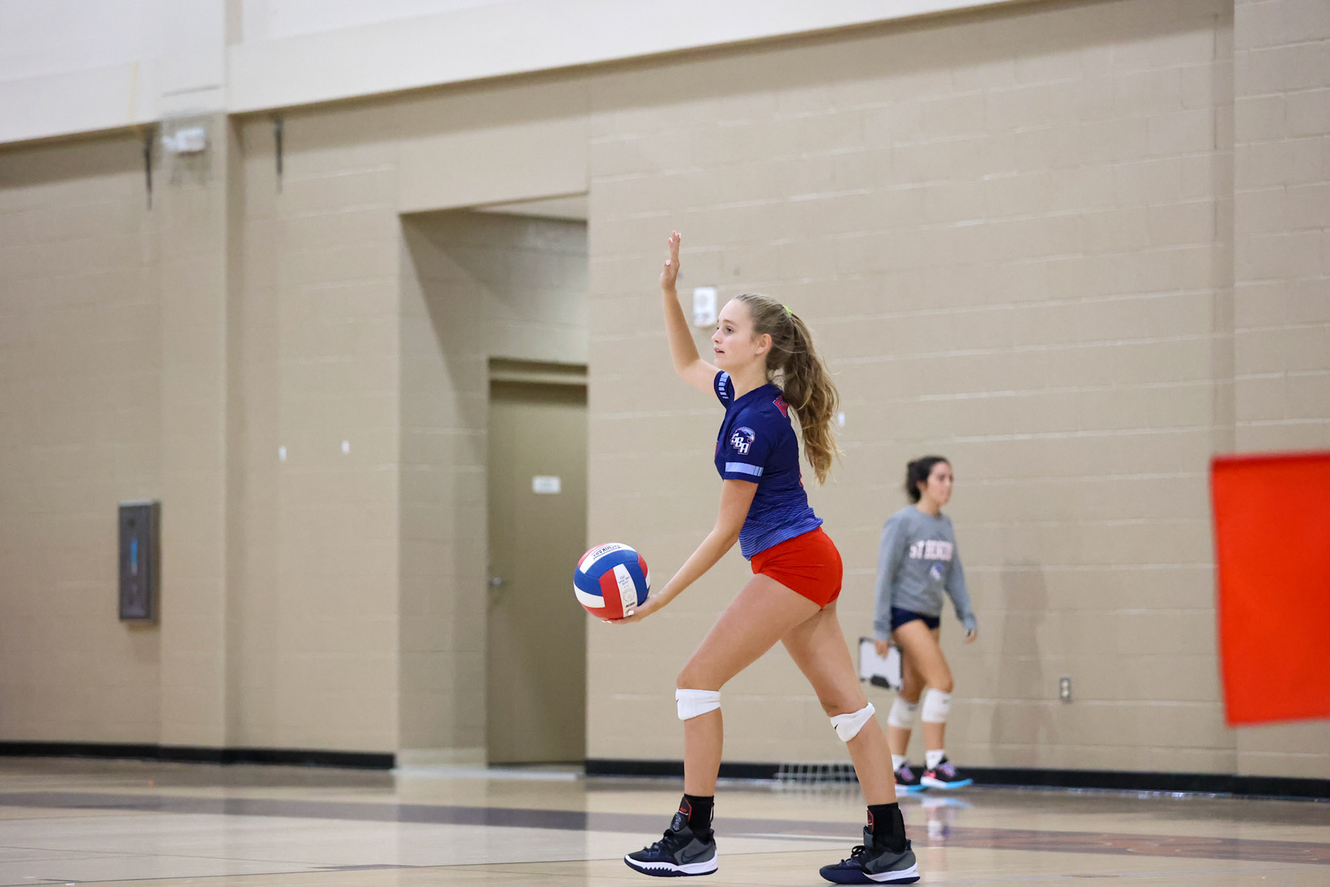 St. Benedict Volleyball vs Hutchison at St. Benedict on Tuesday, September 13, 2022. (Ryan Beatty/SBA)