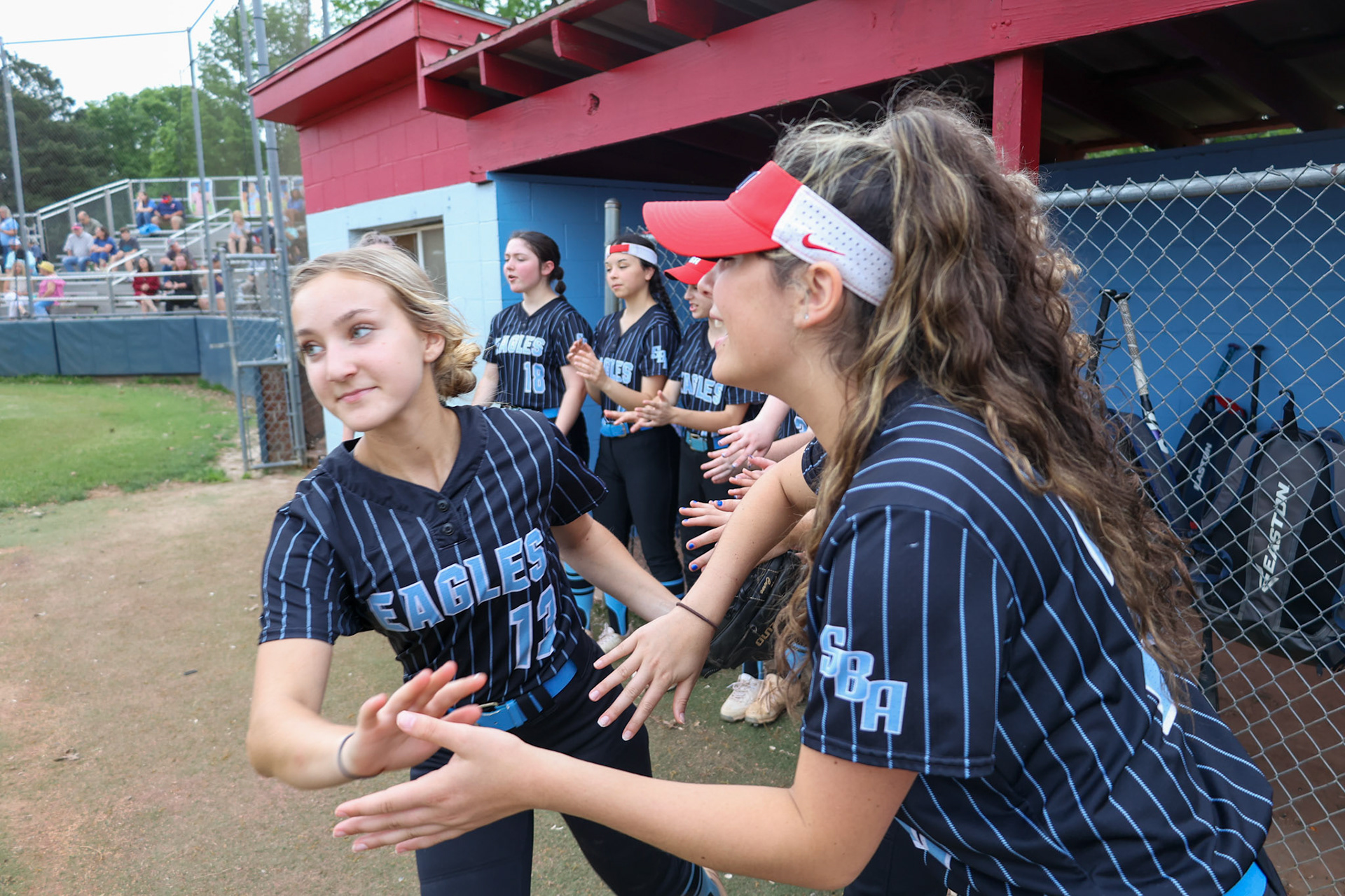 St. Benedict Softball vs Tipton Rosemark Academy at St. Benedict High School in Memphis, TN on May 3, 2022. (Ryan Beatty/SBA)