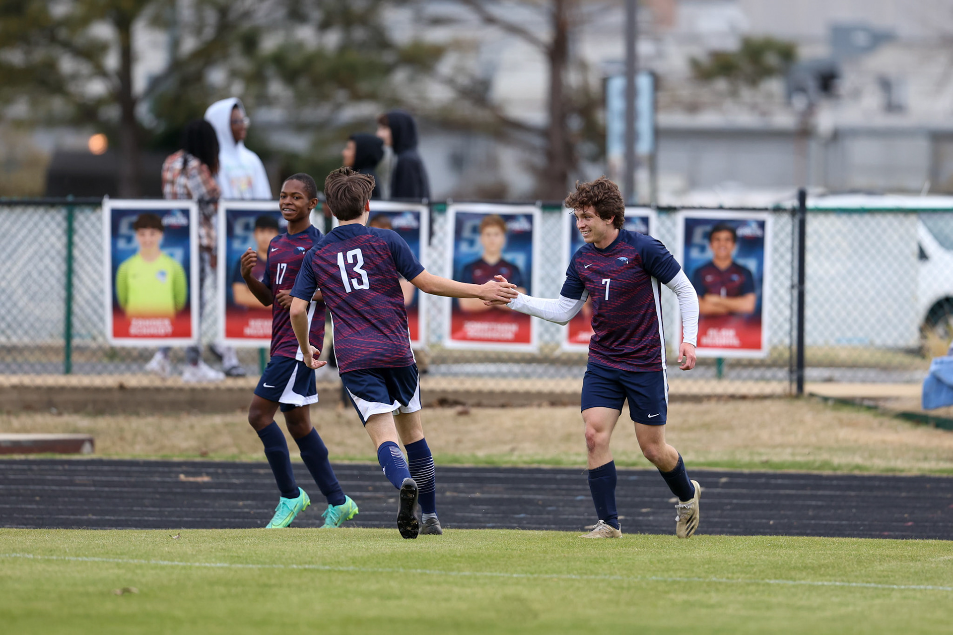 St. Benedict Soccer vs Millington on April 7, 2022 at St. Benedict At Auburndale High School in Memphis, TN. (Ryan Beatty/SBA)