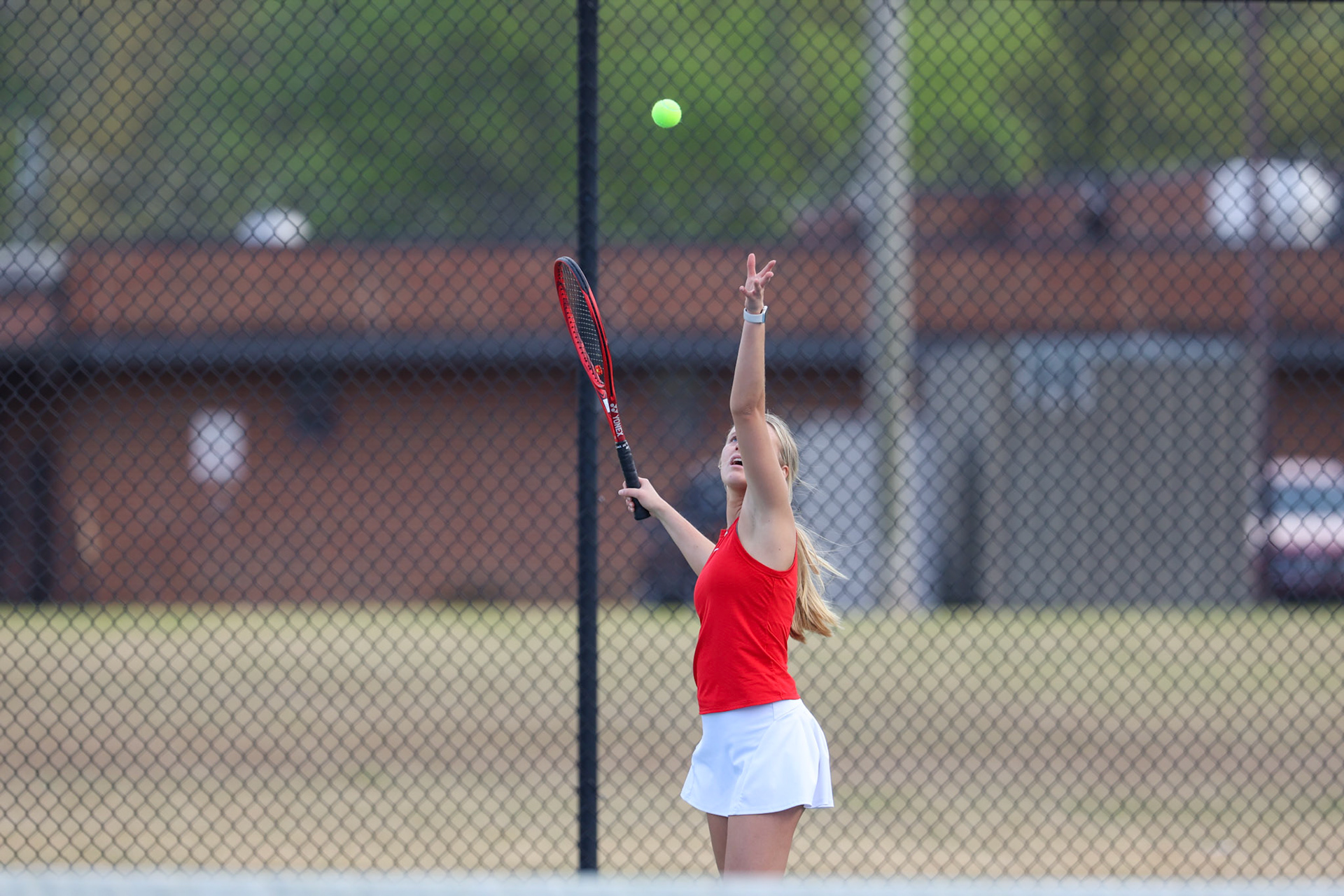 SBA Tennis vs Briacrest on Monday, April 3, 2023. (Ryan Beatty Photo)