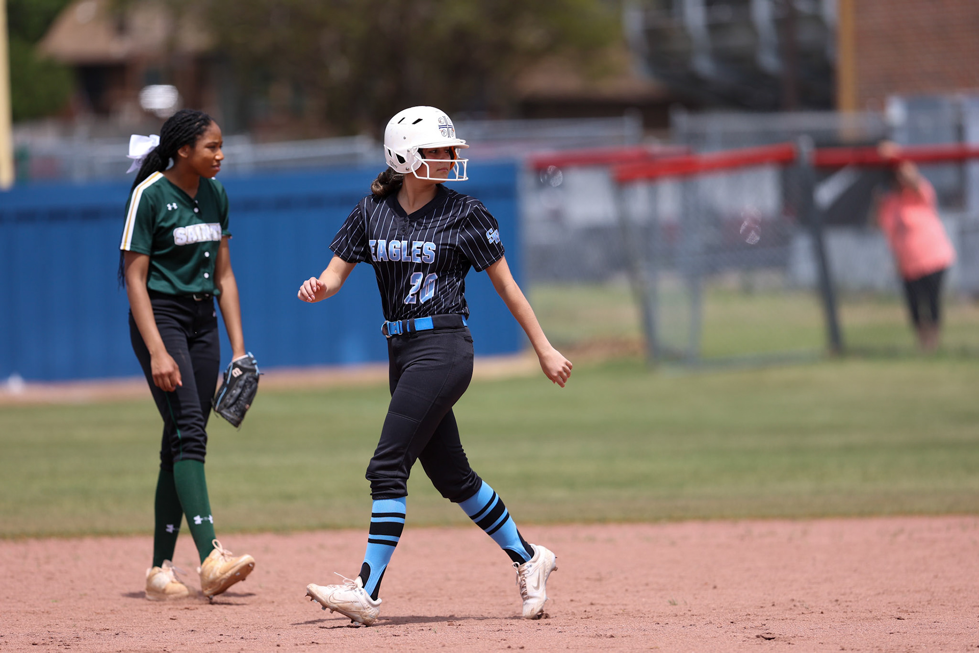 St. Benedict Softball vs Briarcrest at St. Benedict at Auburndale High School on April 23, 2022.  (Ryan Beatty/SBA)