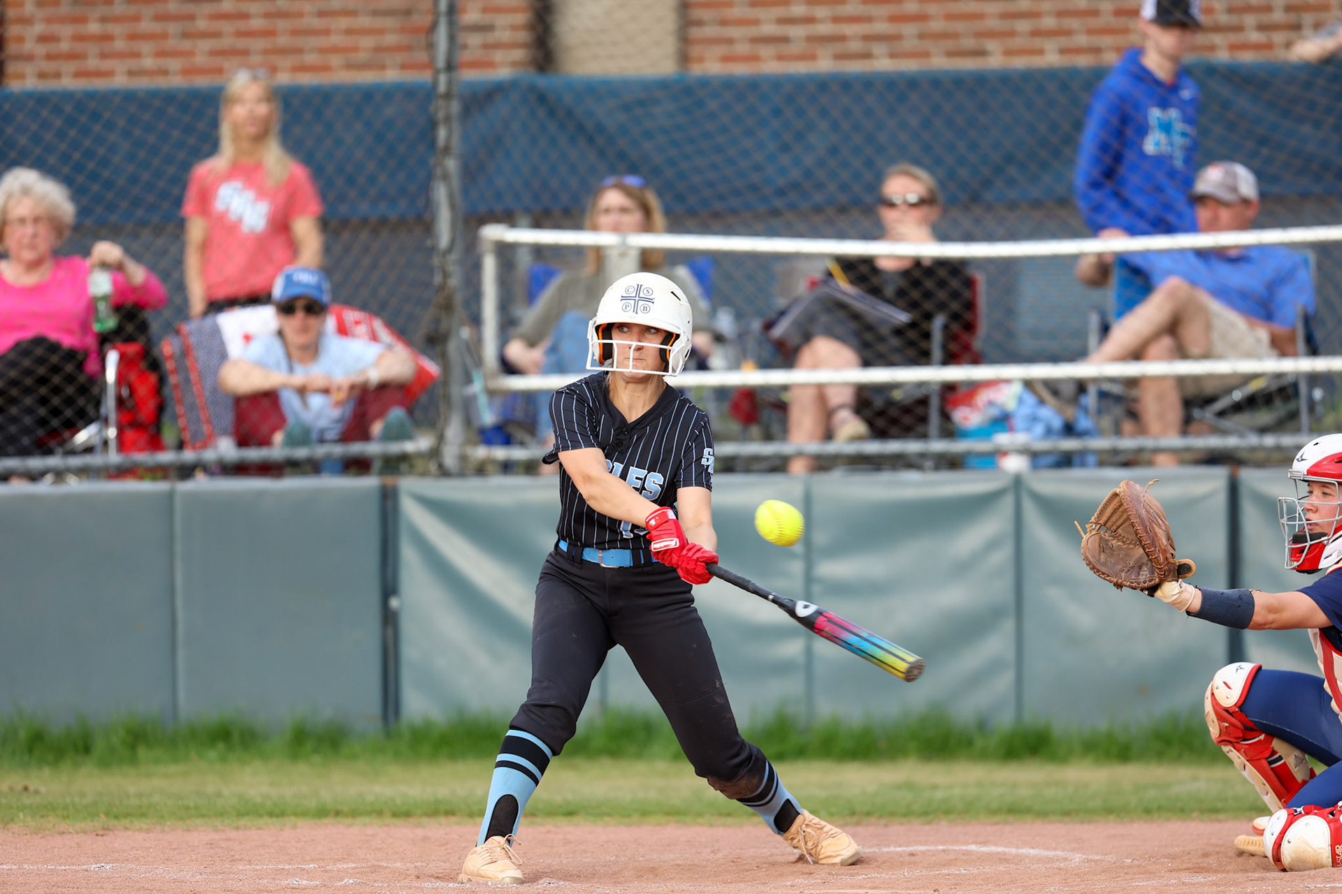 St. Benedict Softball vs Tipton Rosemark Academy at St. Benedict High School in Memphis, TN on May 3, 2022. (Ryan Beatty/SBA)
