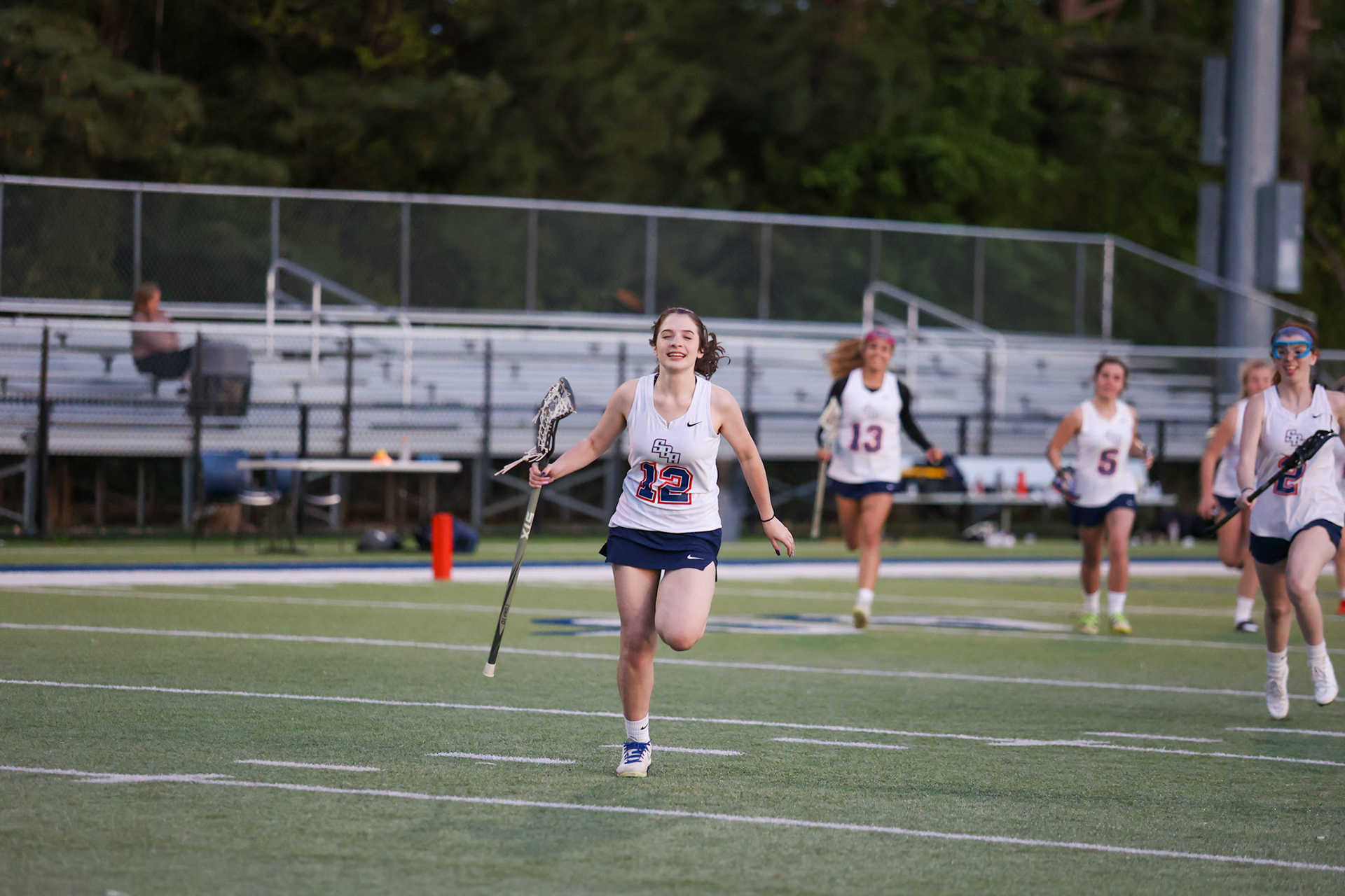 St. Benedict Girls Lacrosse vs St. Agnes on Senior Night at St. Benedict at Auburndale in Memphis, TN on April 19, 2022. (Ryan Beatty/SBA)