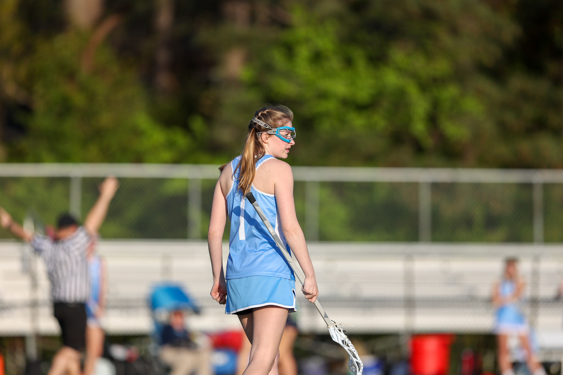 St. Benedict Girls Lacrosse vs St. Agnes on Senior Night at St. Benedict at Auburndale in Memphis, TN on April 19, 2022. (Ryan Beatty/SBA)