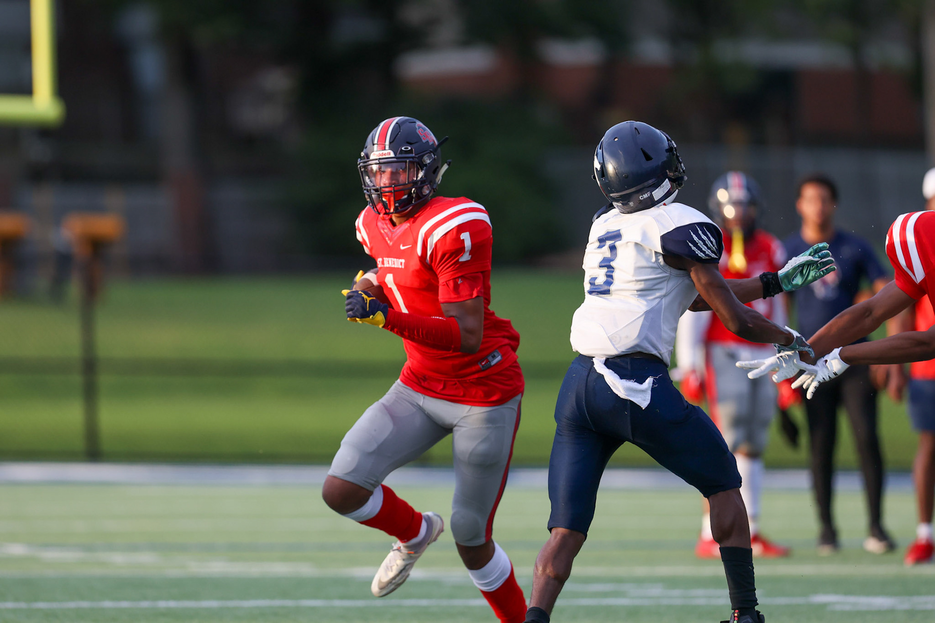 SBA Football Scrimmage on Friday, August 5, 2022 at St. Benedict at Auburndale in Memphis, TN. (Ryan Beatty/SBA)