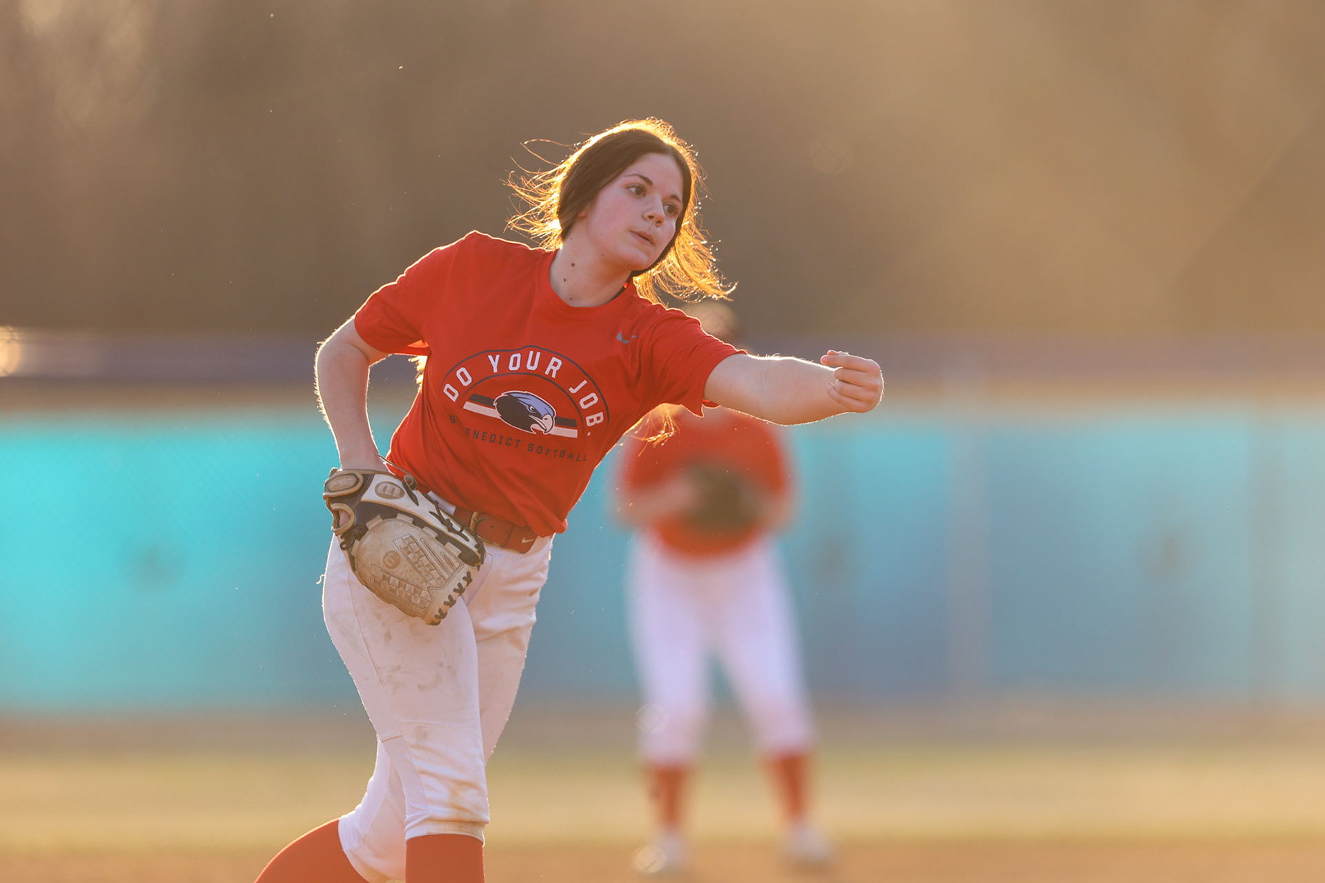 St. Benedict Softball vs Bartlett High School on March 3, 2022 at W.J. Freeman Park in Memphis, TN (Ryan Beatty/SBA)