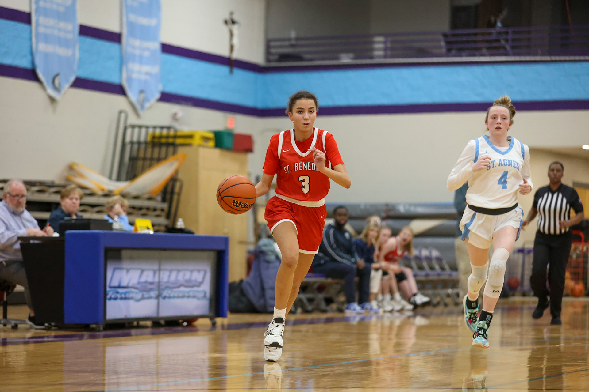 SBA Girls Basketball vs St. Agnes on Monday, January 23, 2022. (Ryan Beatty Photo)