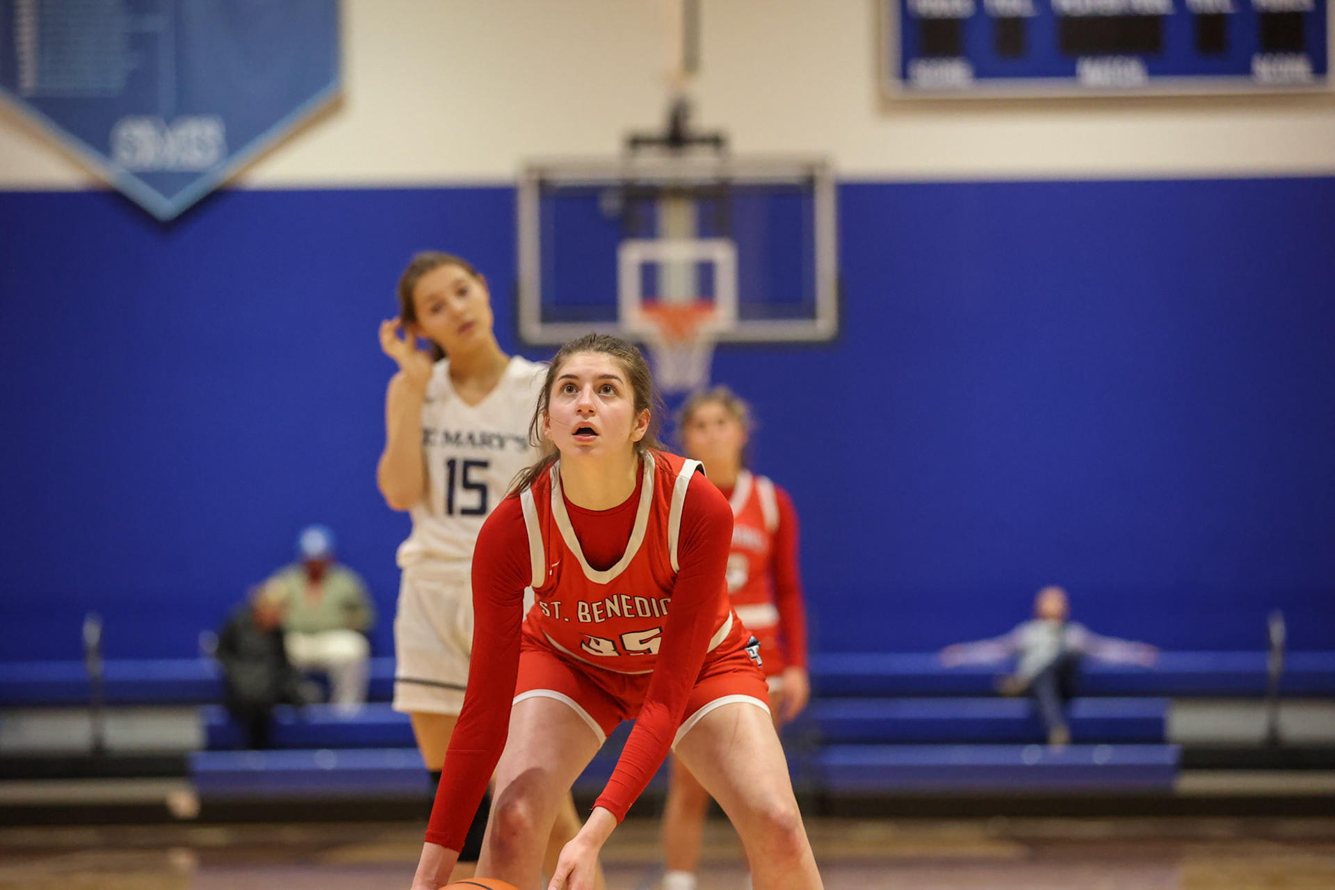 SBA Girls Basketball vs St. Mary’s. (Ryan Beatty Photo)