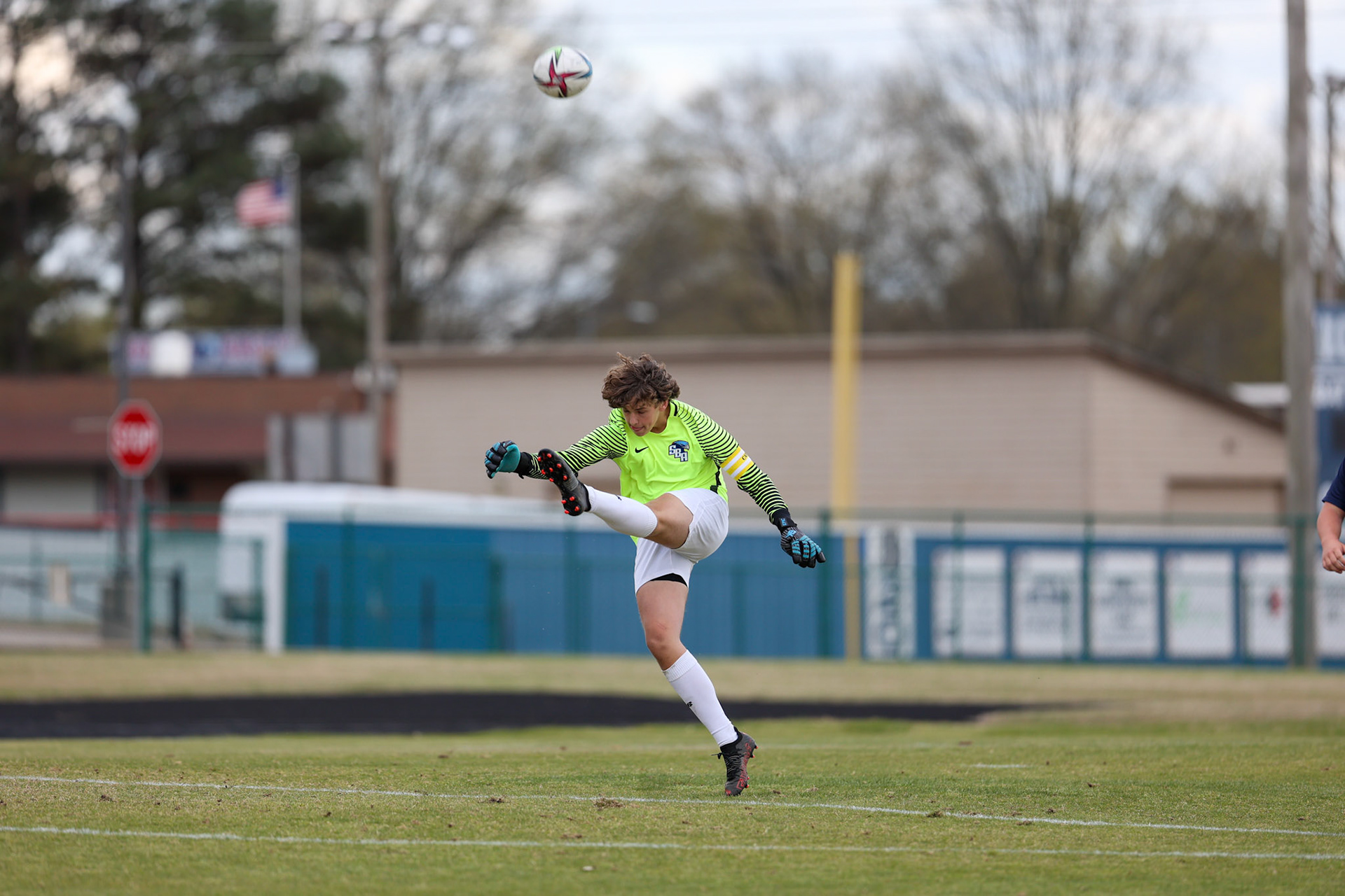 St. Benedict Soccer vs Millington on April 7, 2022 at St. Benedict At Auburndale High School in Memphis, TN. (Ryan Beatty/SBA)