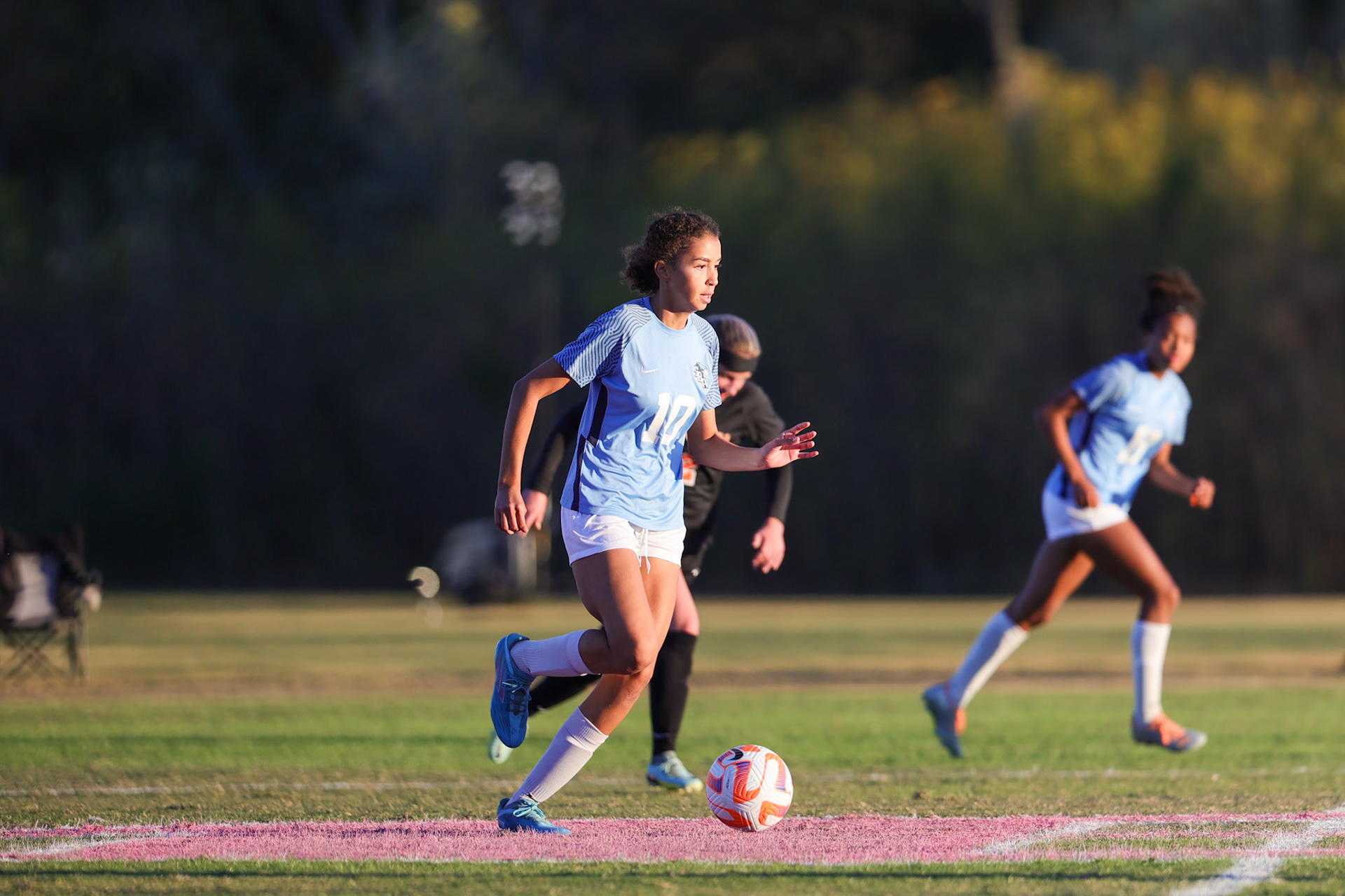 SBA Girl’s Soccer vs. Ensworth in the first round of the TSSAA State Tournament in Nashville, TN, on Oct. 17, 2022. (Ryan Beatty/SBA)