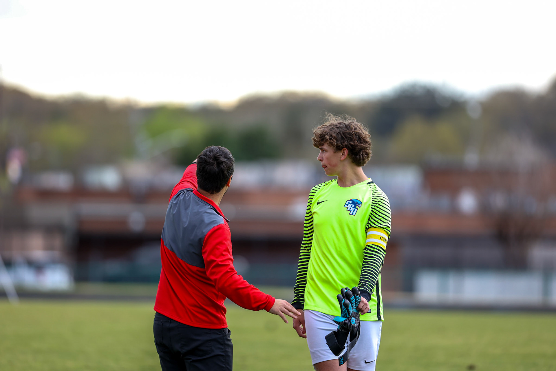 St. Benedict Soccer vs Millington on April 7, 2022 at St. Benedict At Auburndale High School in Memphis, TN. (Ryan Beatty/SBA)