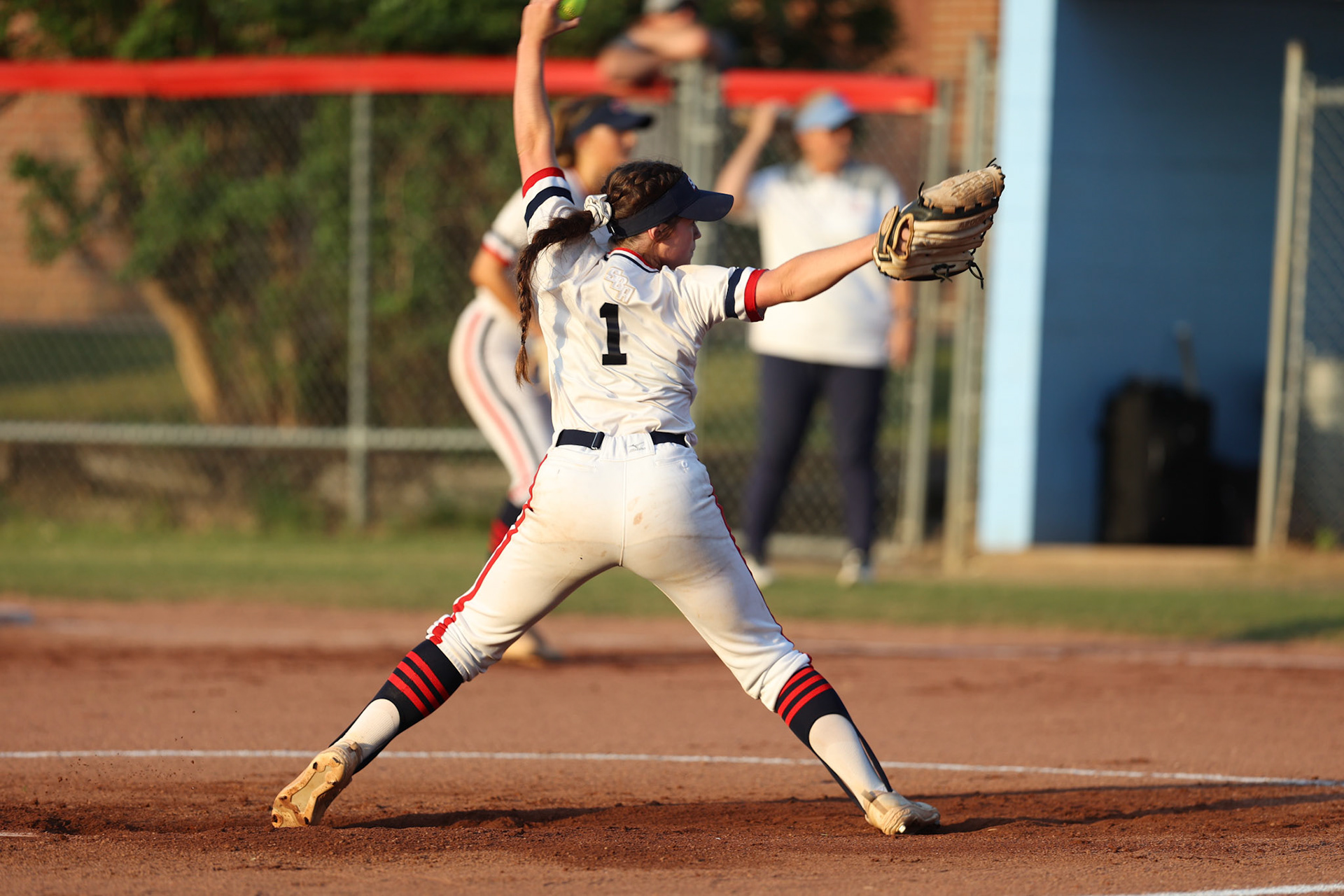 St. Benedict Softball vs TRA at St. Benedict At Auburndale on May 10, 2022 in the DII-AA Regional Softball Tournament. (Ryan Beatty/SBA)