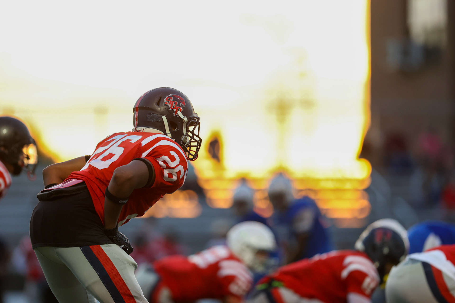 SBA Football Scrimmage on Friday, August 5, 2022 at St. Benedict at Auburndale in Memphis, TN. (Ryan Beatty/SBA)