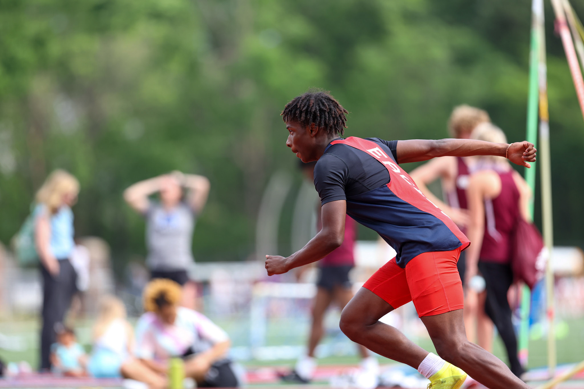 St. Benedict Track at Memphis University School in Memphis, TN on May 3, 2022. (Ryan Beatty/SBA)