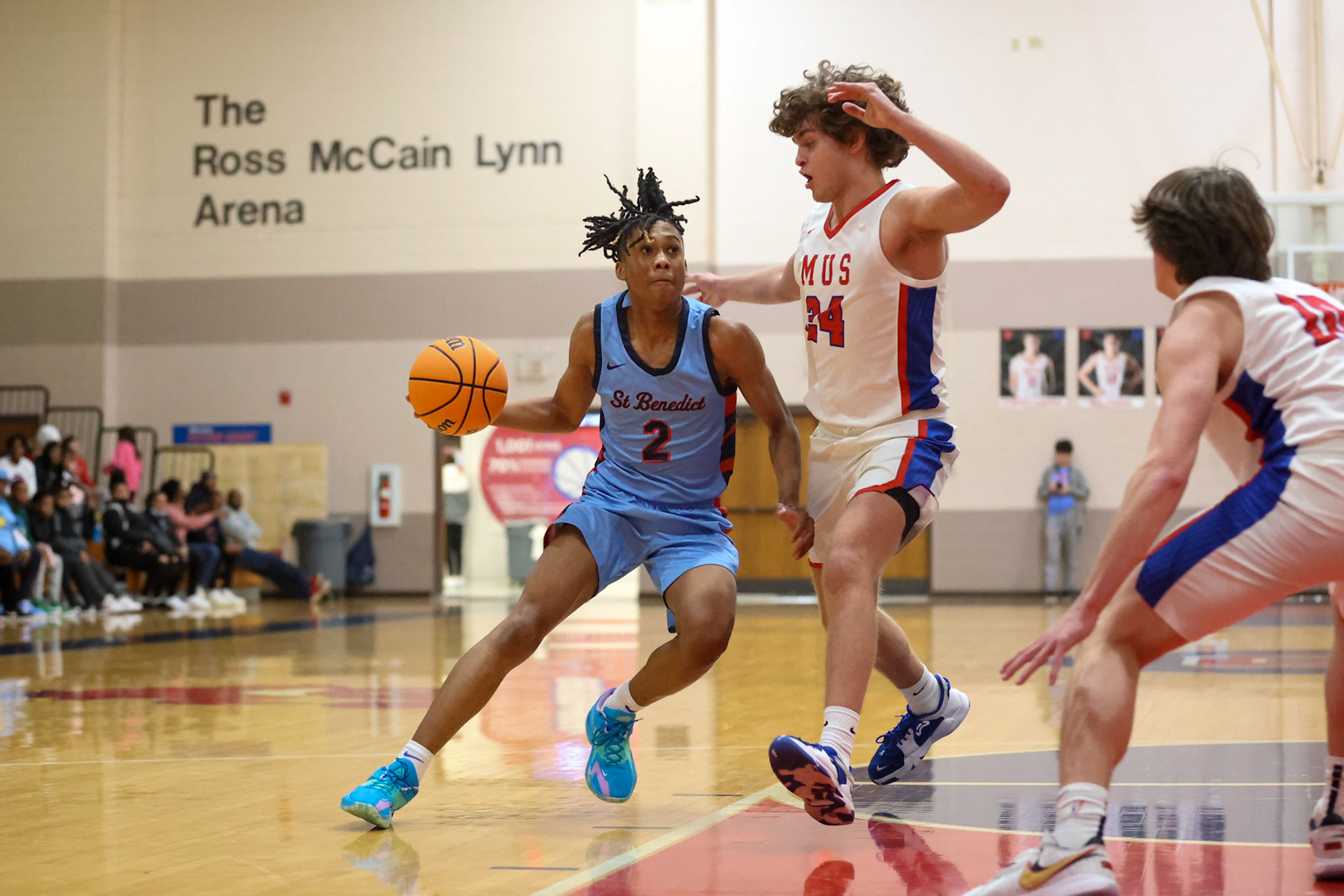 SBA Boys Basketball at MUS. (Ryan Beatty Photo)