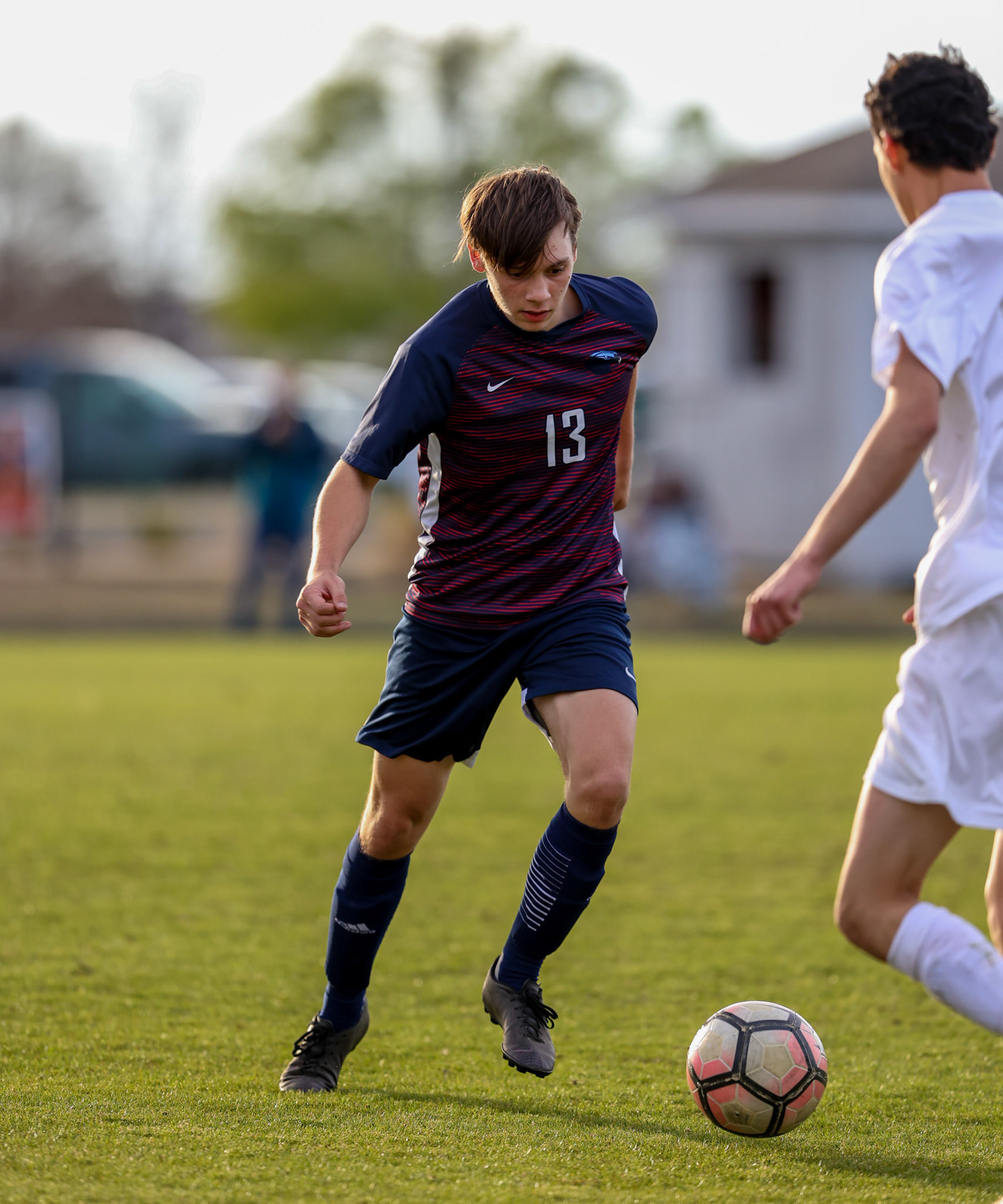 St. Benedict Soccer vs Millington on April 7, 2022 at St. Benedict At Auburndale High School in Memphis, TN. (Ryan Beatty/SBA)