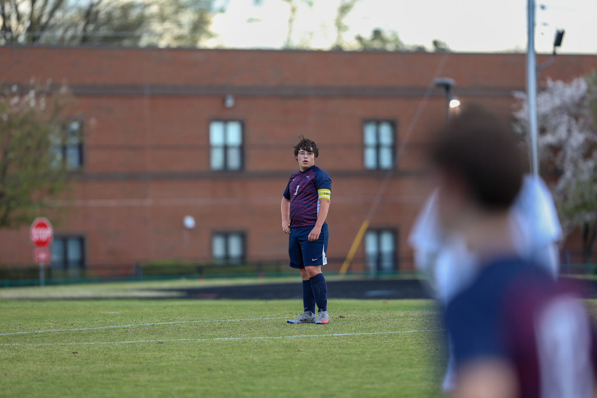 St. Benedict Soccer vs Millington on April 7, 2022 at St. Benedict At Auburndale High School in Memphis, TN. (Ryan Beatty/SBA)