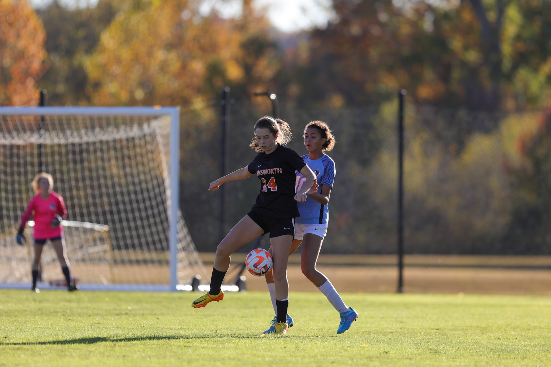SBA Girl’s Soccer vs. Ensworth in the first round of the TSSAA State Tournament in Nashville, TN, on Oct. 17, 2022. (Ryan Beatty/SBA)