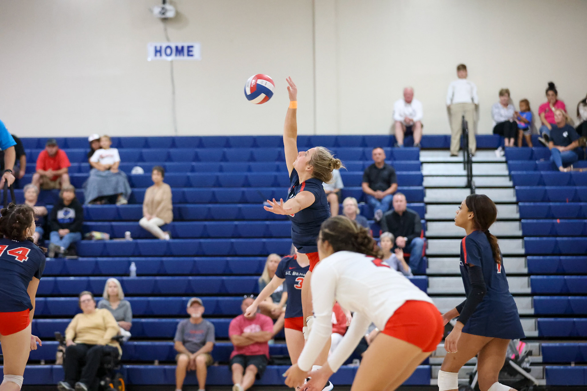 St. Benedict Volleyball vs West Memphis at St. Benedict on Monday, September 12, 2022. (Ryan Beatty/SBA)