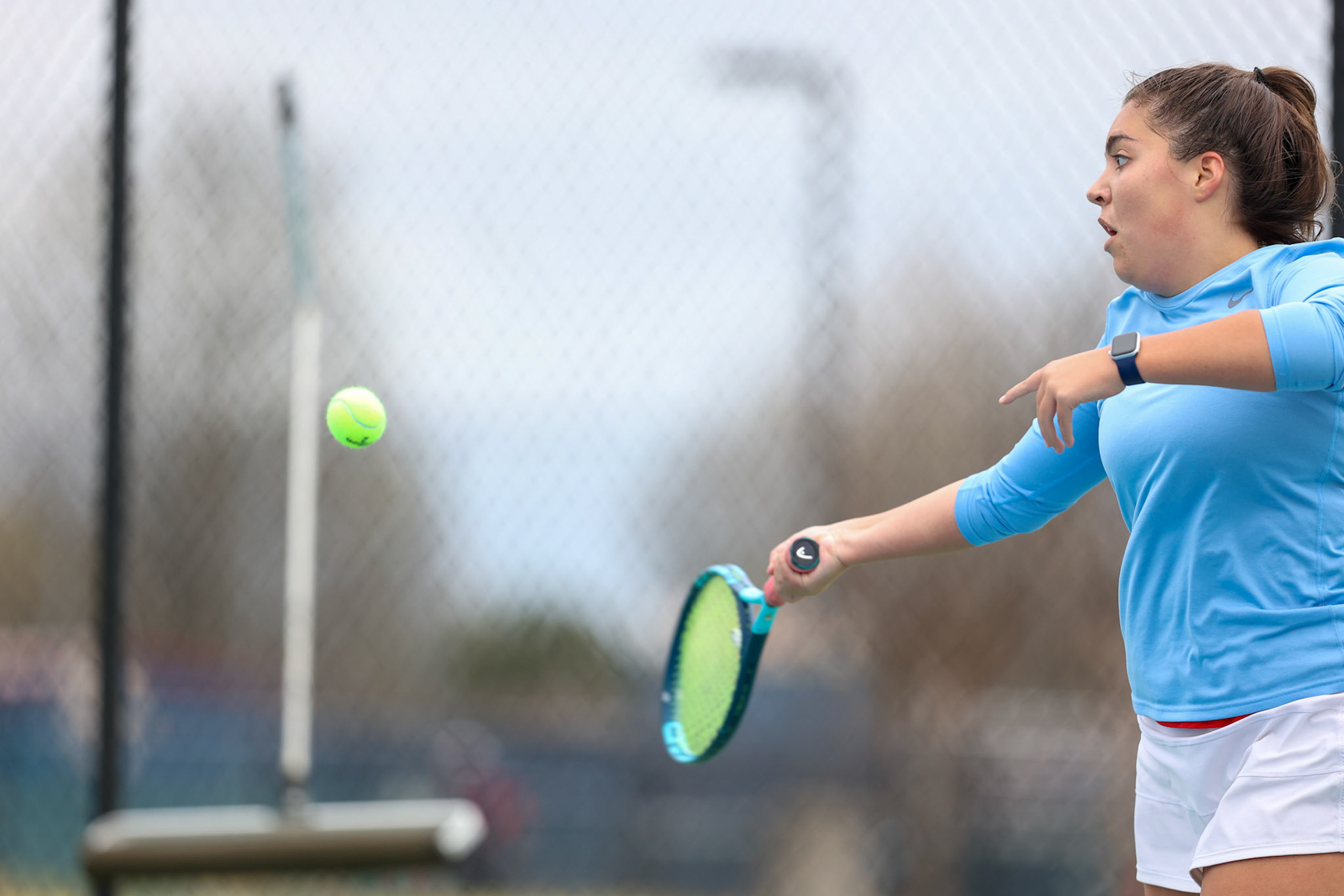 St. Benedict Tennis vs Brighton Cardinals on Wednesday April 6, 2022 at St. Benedict At Auburndale High School in Memphis, TN. (Ryan Beatty/SBA)