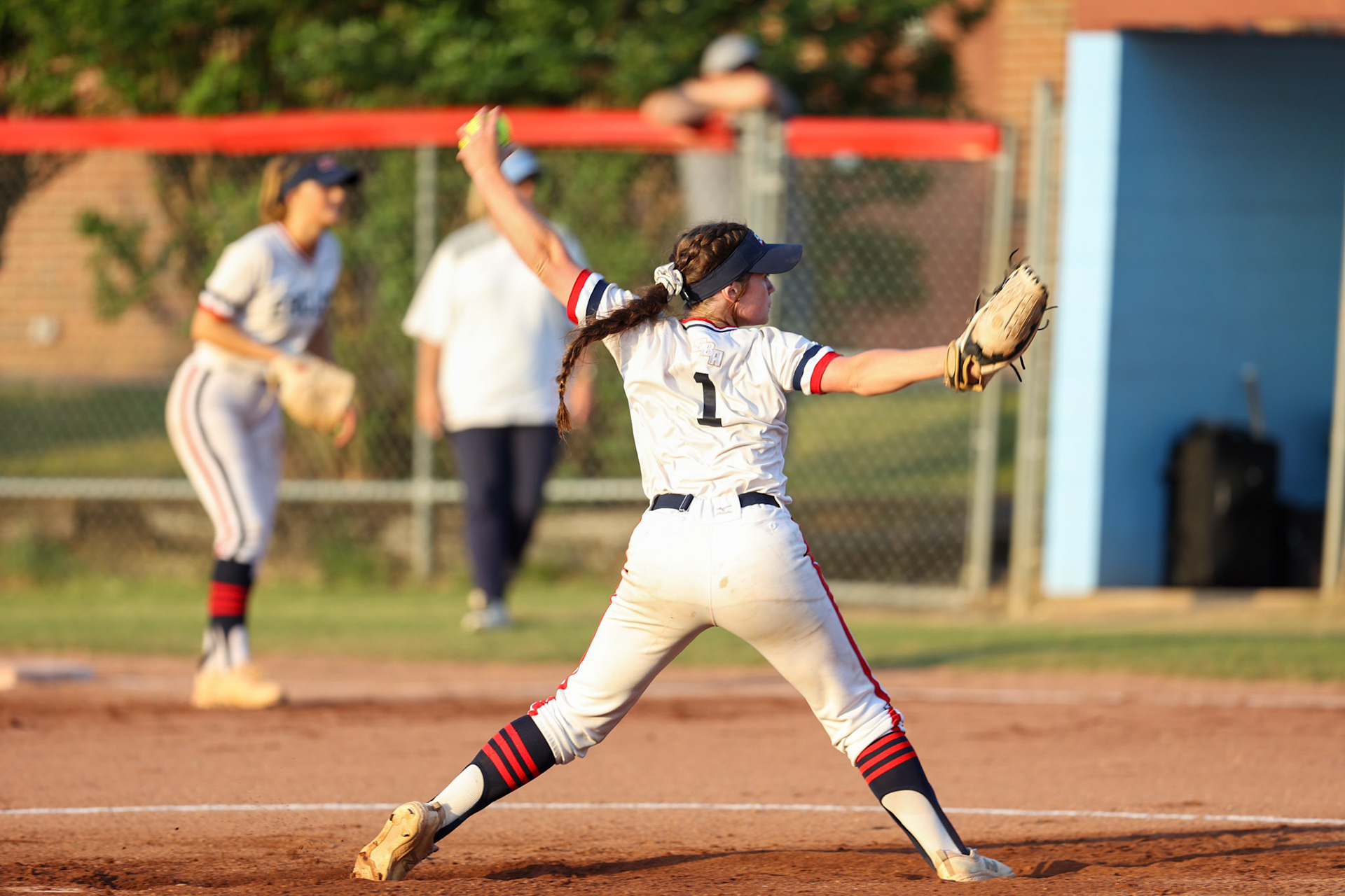 St. Benedict Softball vs TRA at St. Benedict At Auburndale on May 10, 2022 in the DII-AA Regional Softball Tournament. (Ryan Beatty/SBA)