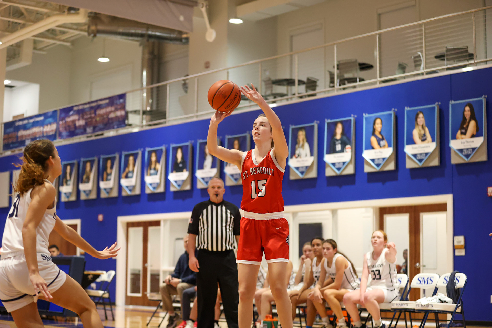 SBA Girls Basketball vs St. Mary’s. (Ryan Beatty Photo)