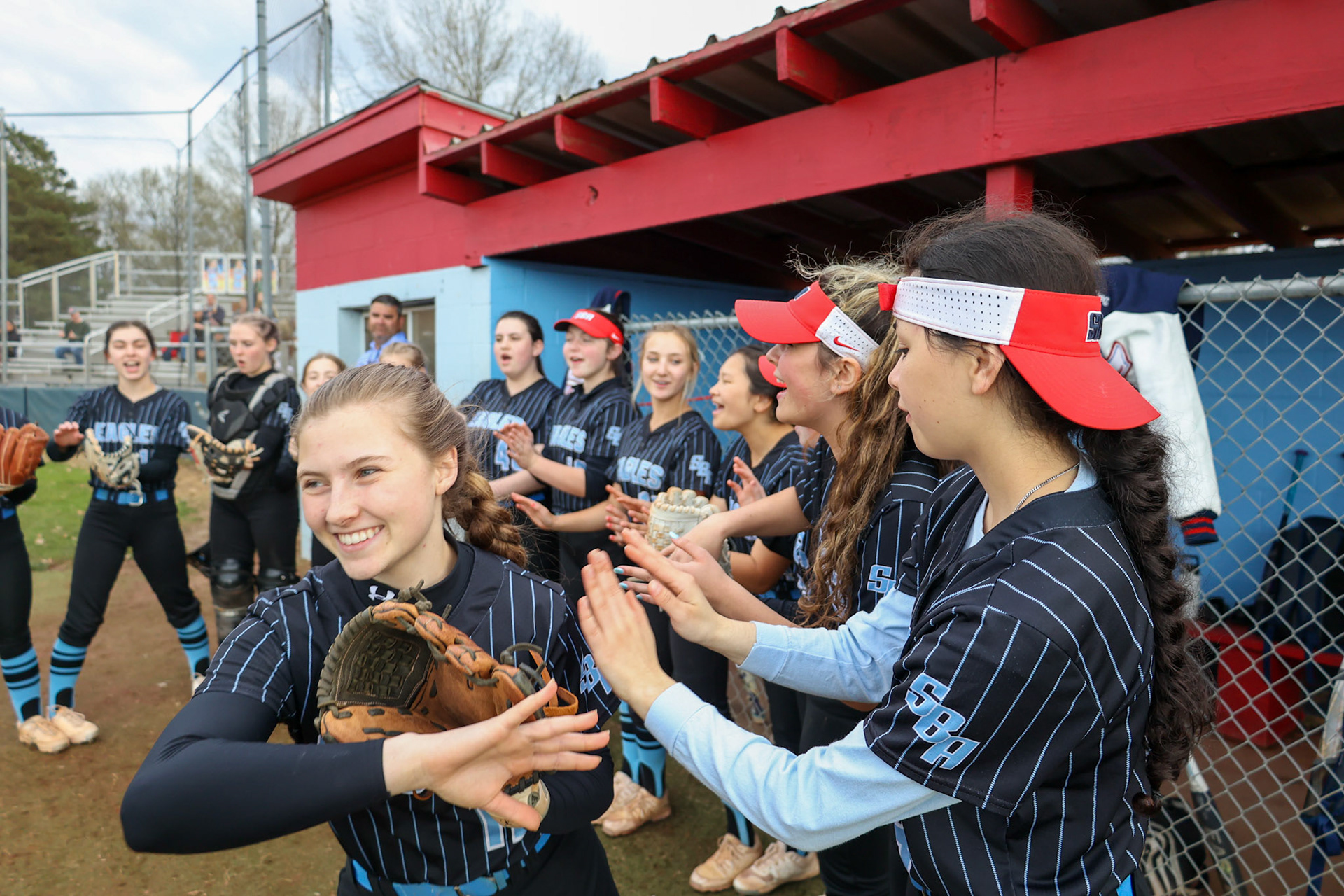 St. Benedict Softball vs St. Agnes Academy on Wednesday April 6, 2022 at St. Benedict At Auburndale High School in Memphis, TN. (Ryan Beatty/SBA)