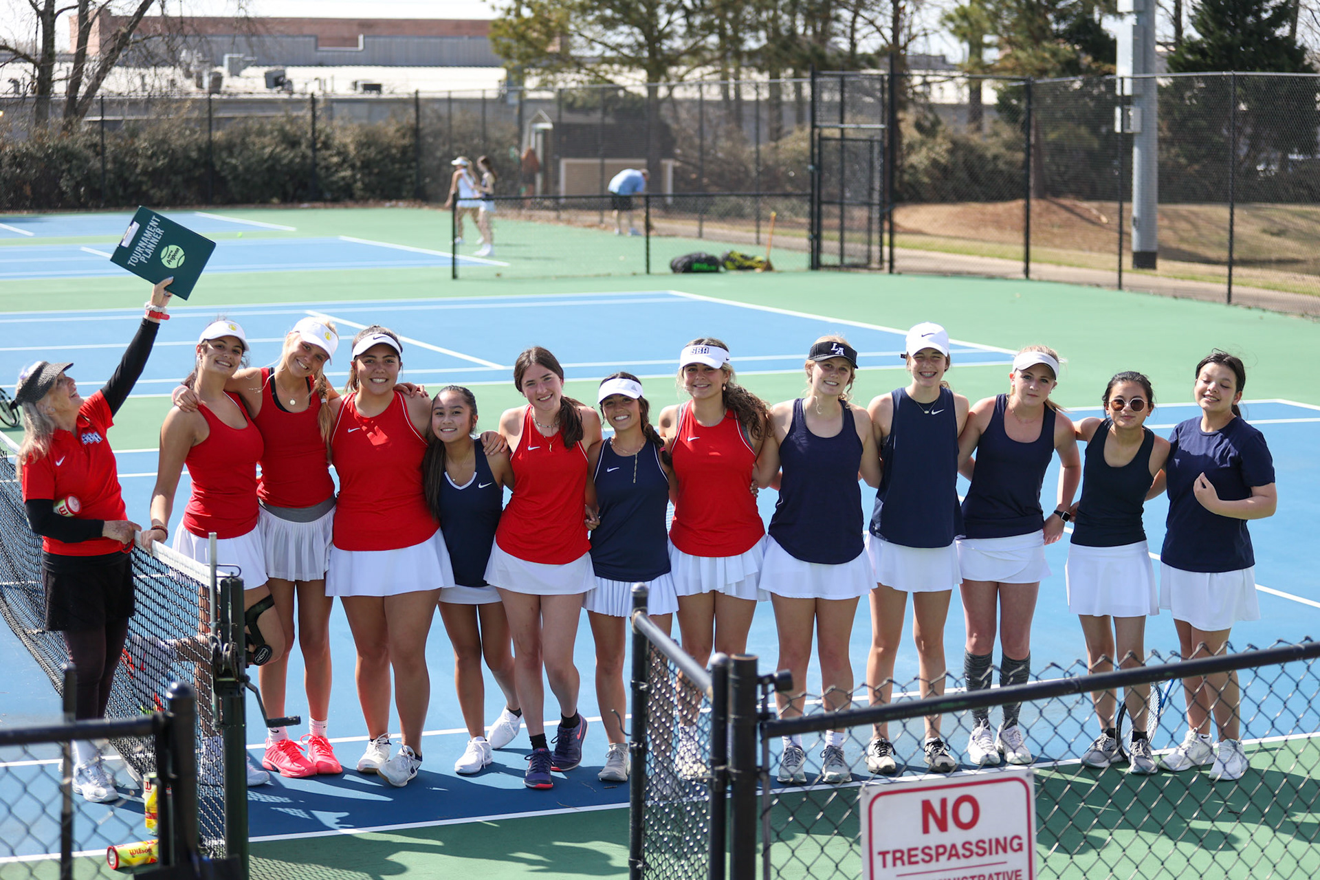 St. Benedict Tennis vs St. Mary’s on April 5, 2022 at St. Benedict at Auburndale High School in Memphis, TN. (Ryan Beatty/SBA)