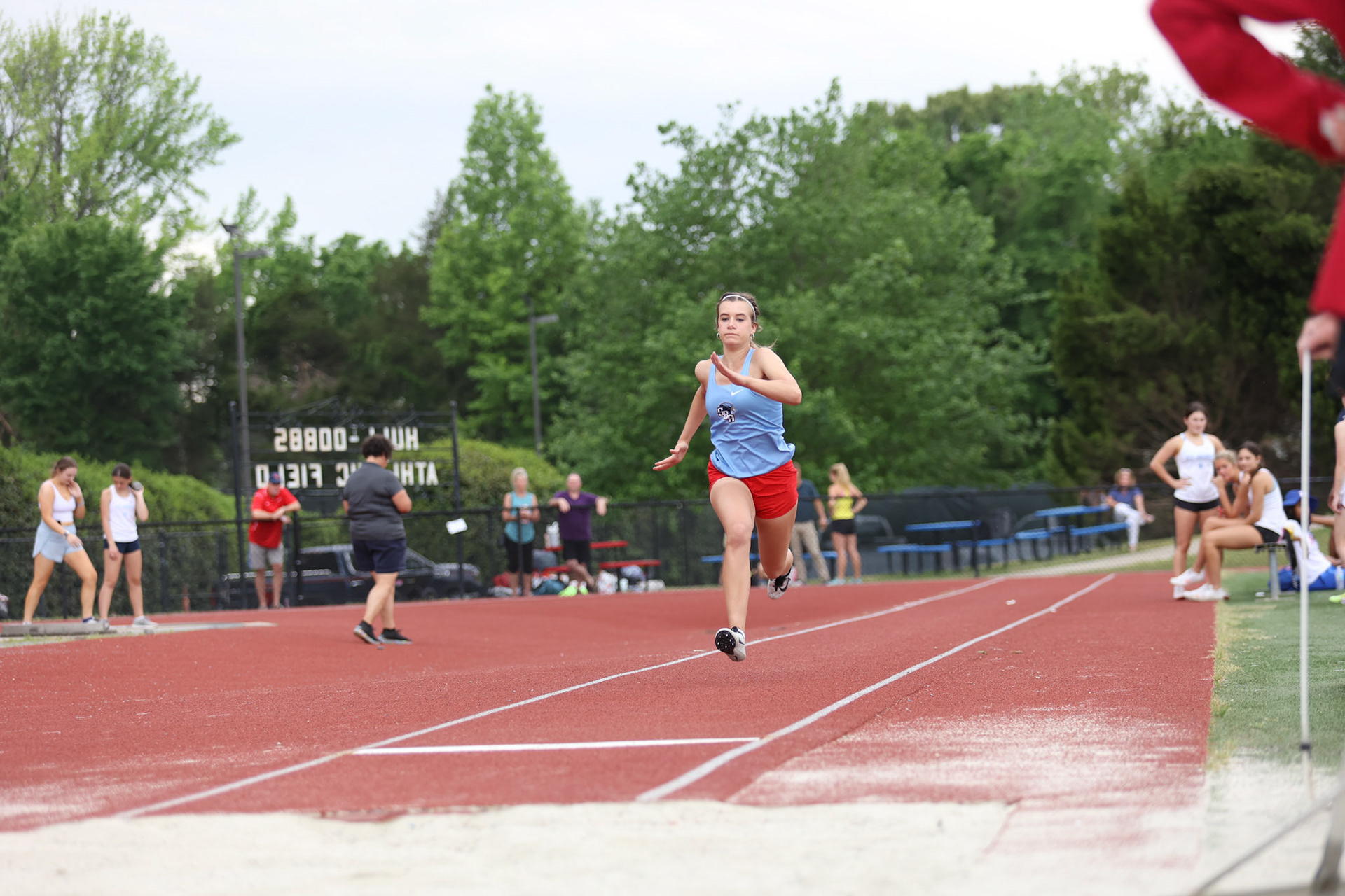 St. Benedict Track at Memphis University School in Memphis, TN on May 3, 2022. (Ryan Beatty/SBA)
