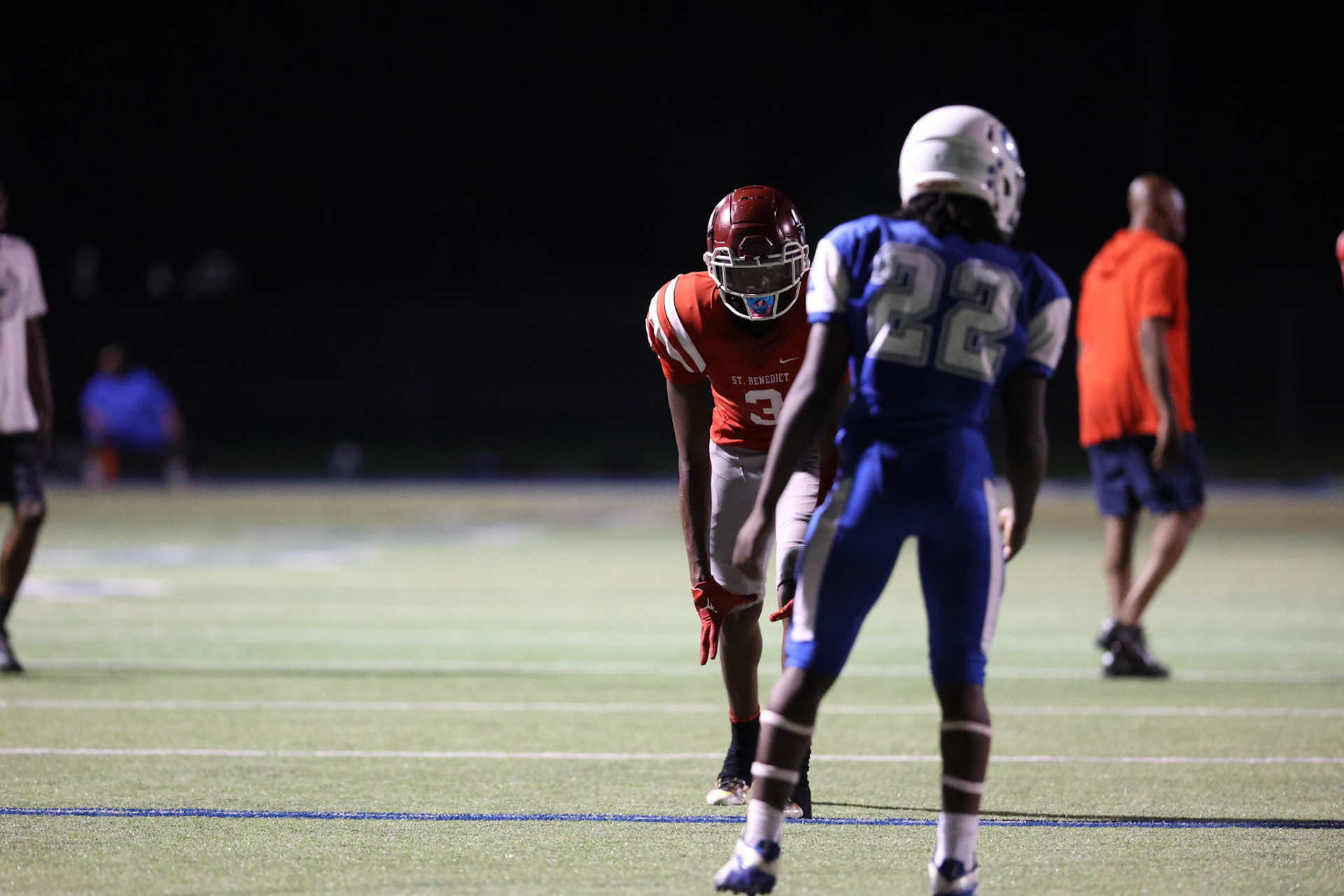 SBA Football Scrimmage on Friday, August 5, 2022 at St. Benedict at Auburndale in Memphis, TN. (Ryan Beatty/SBA)