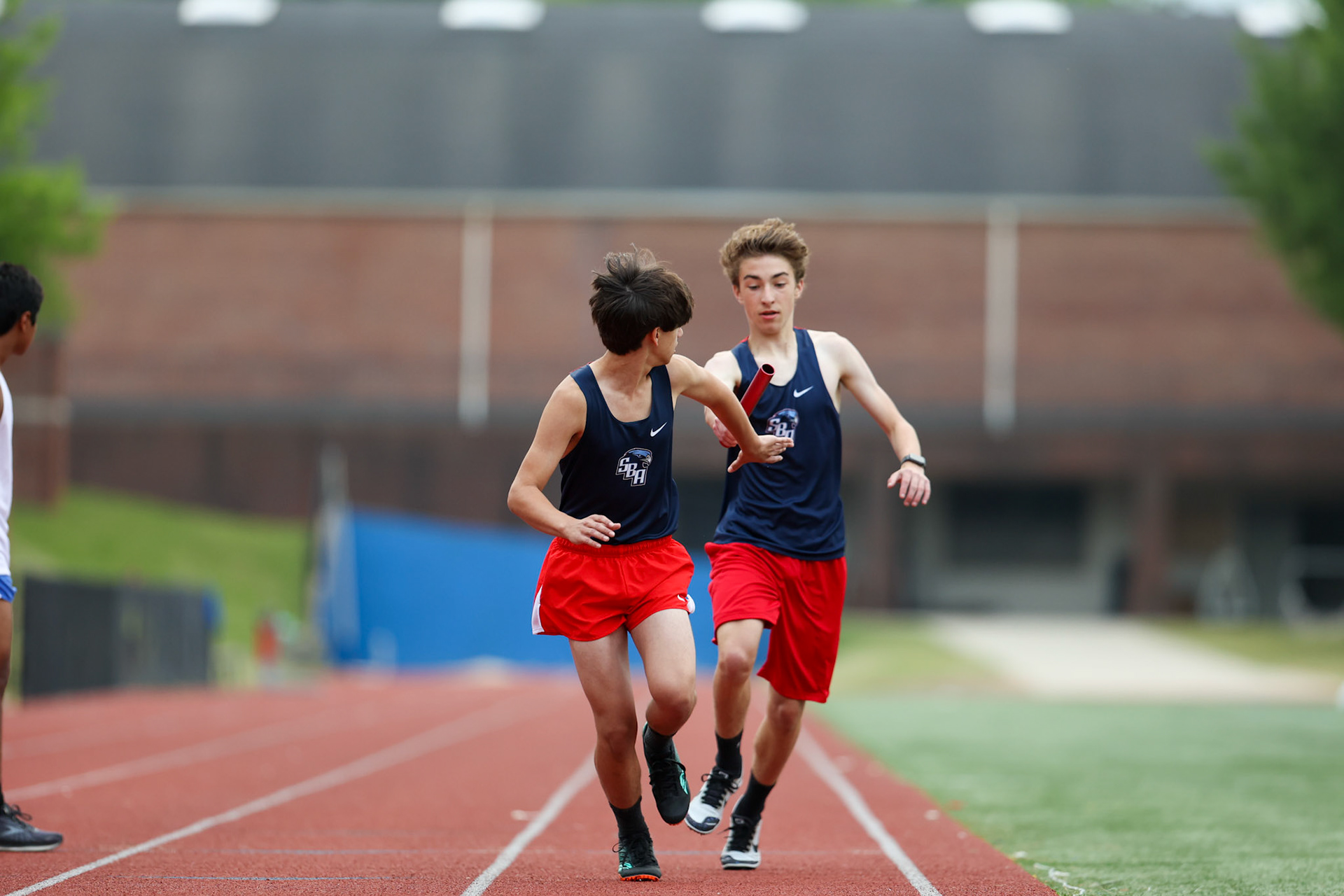 St. Benedict Track at Memphis University School in Memphis, TN on May 3, 2022. (Ryan Beatty/SBA)