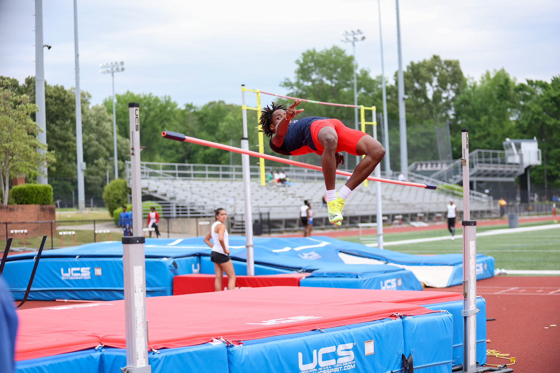 St. Benedict Track at Memphis University School in Memphis, TN on May 3, 2022. (Ryan Beatty/SBA)
