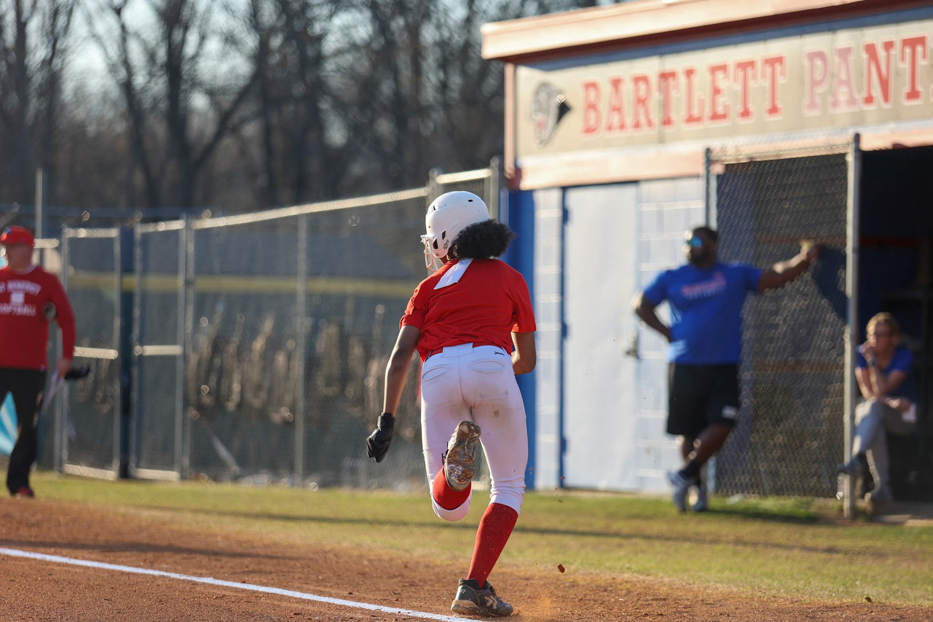 St. Benedict Softball vs Bartlett High School on March 3, 2022 at W.J. Freeman Park in Memphis, TN (Ryan Beatty/SBA)