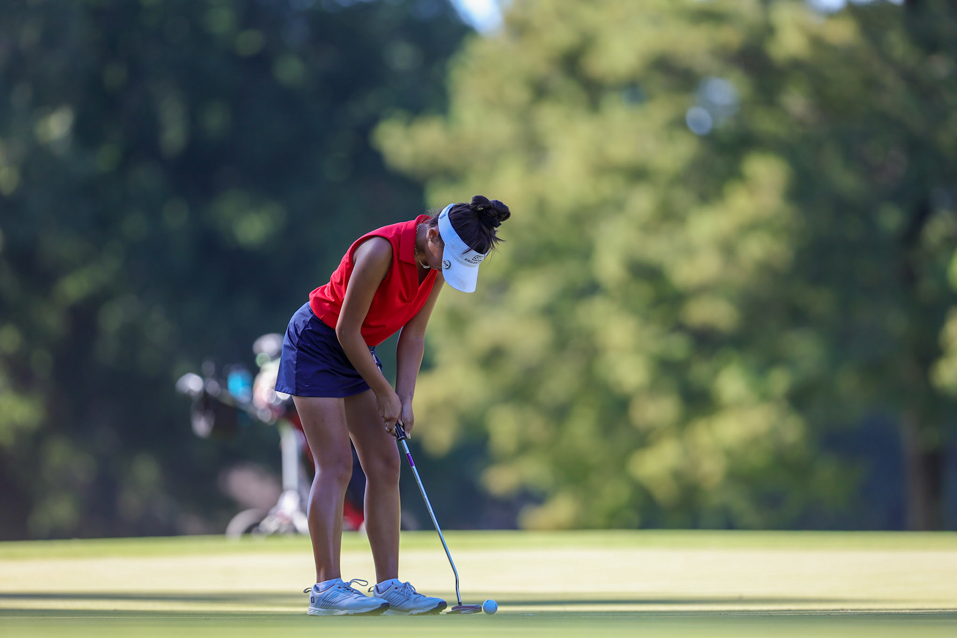 St. Benedict Girls Golf at Windyke on August 31, 2022. (Ryan Beatty/SBA)