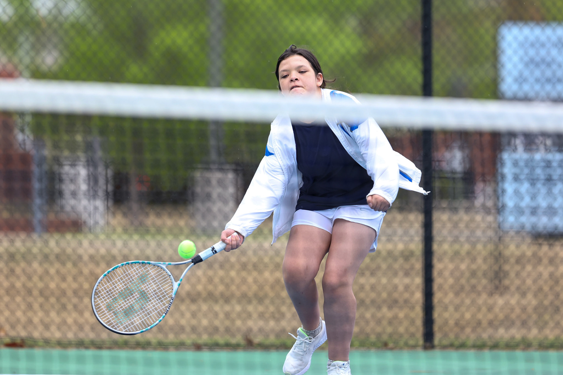 St. Benedict Tennis vs Brighton Cardinals on Wednesday April 6, 2022 at St. Benedict At Auburndale High School in Memphis, TN. (Ryan Beatty/SBA)