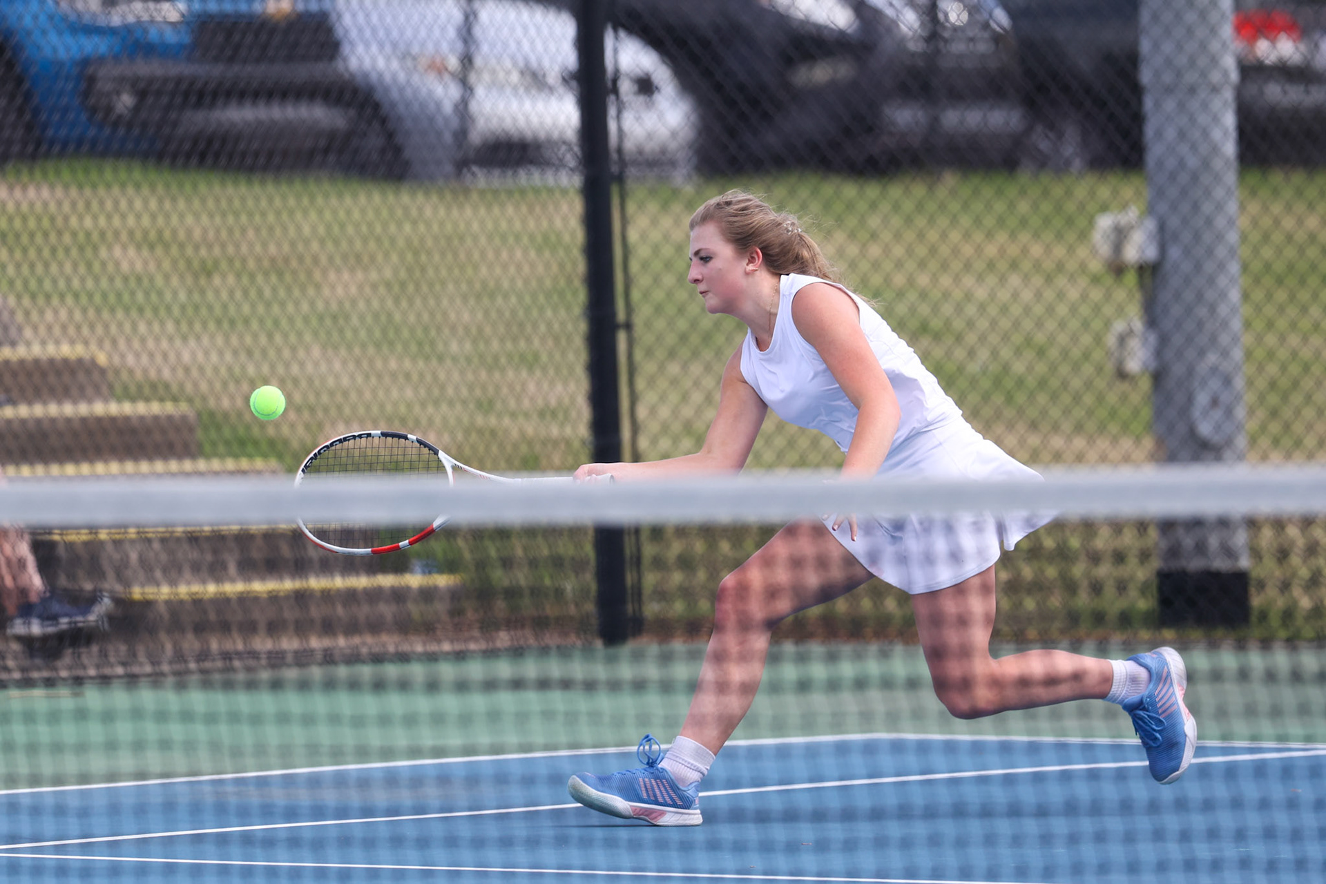 SBA Tennis vs Houston on Thursday, April 13, 2023. (Ryan Beatty Photo)