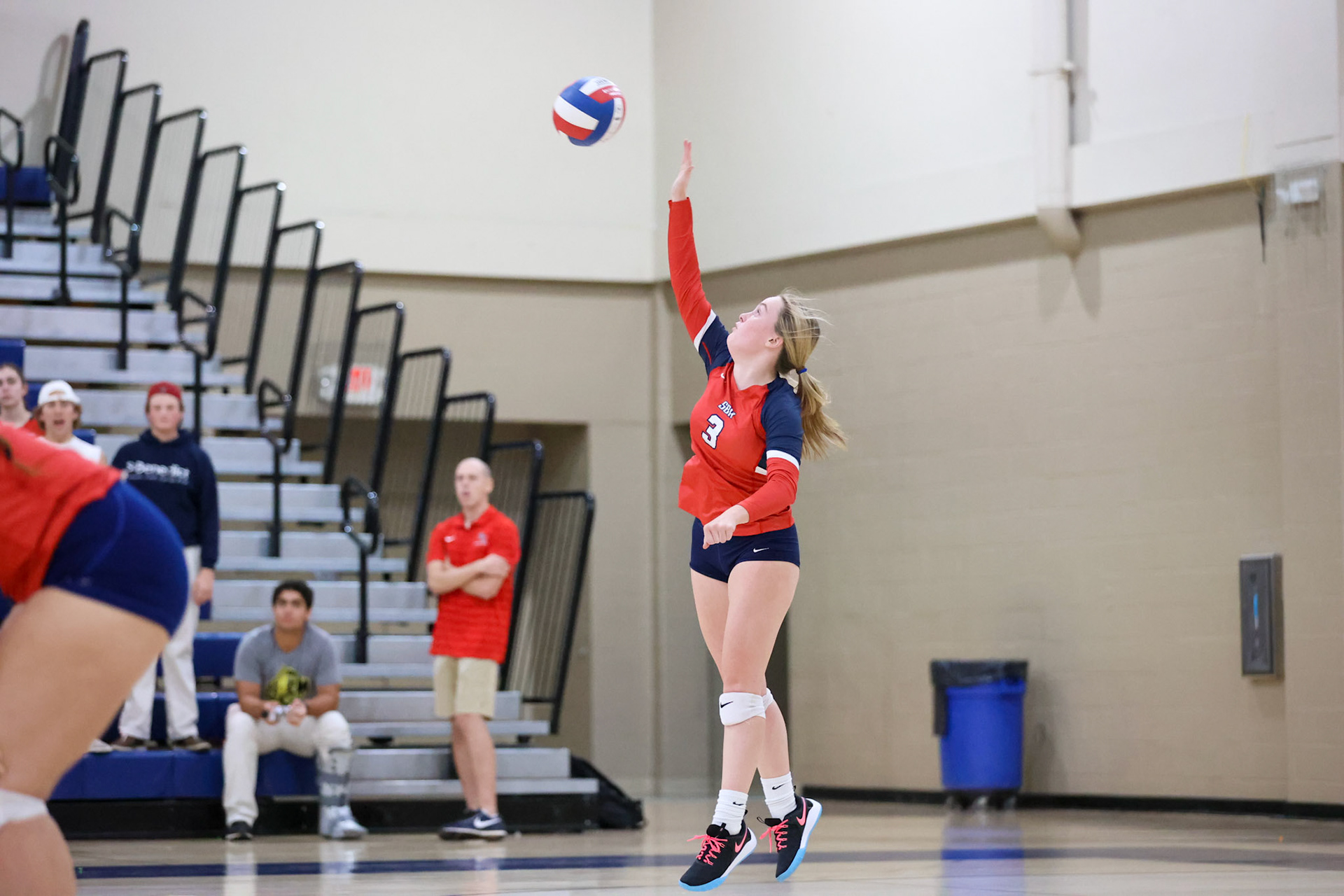 St. Benedict Volleyball vs Hutchison at St. Benedict on Tuesday, September 13, 2022. (Ryan Beatty/SBA)