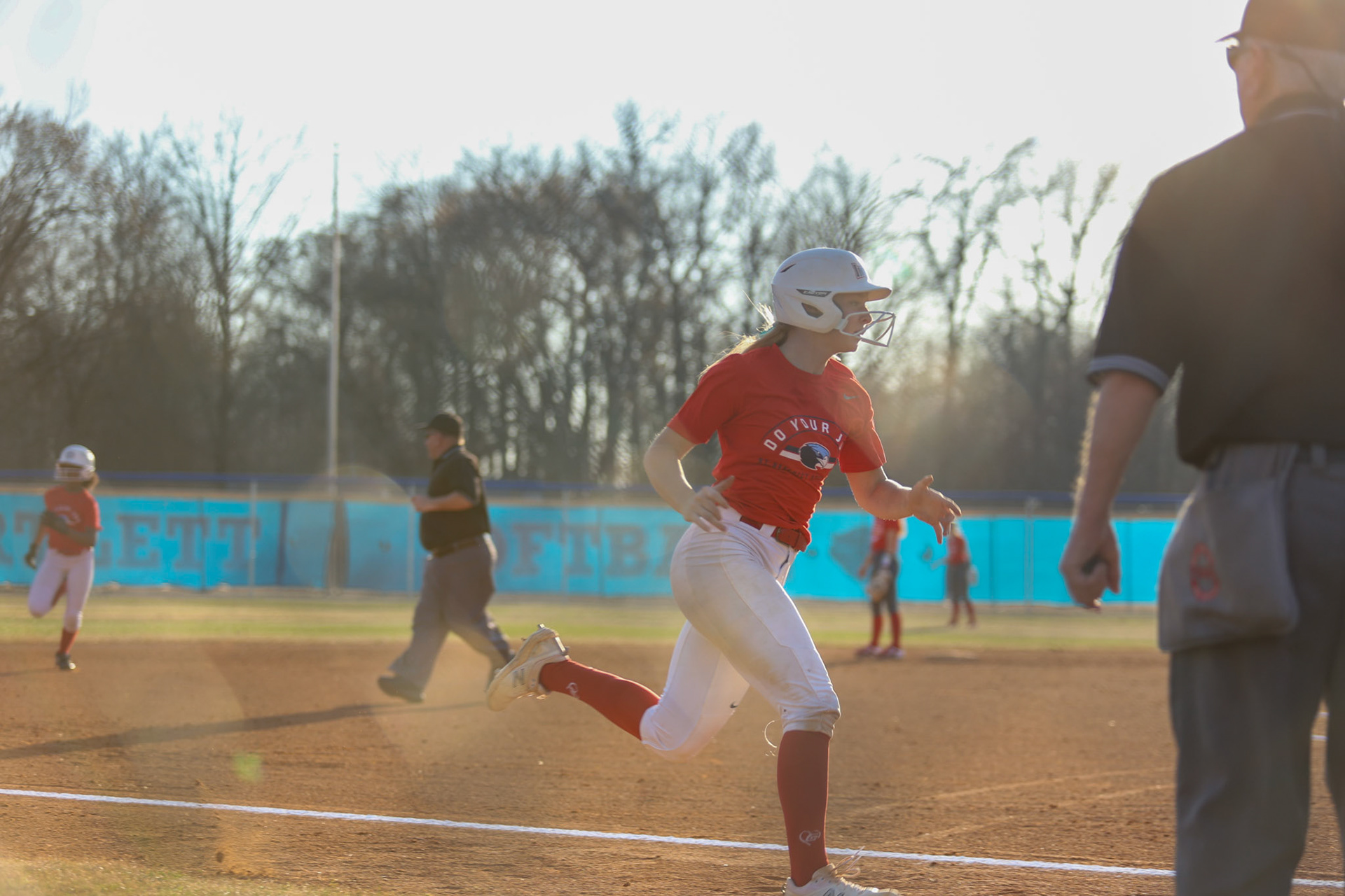 St. Benedict Softball vs Bartlett High School on March 3, 2022 at W.J. Freeman Park in Memphis, TN (Ryan Beatty/SBA)