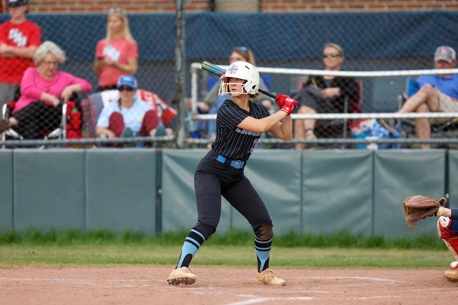 St. Benedict Softball vs Tipton Rosemark Academy at St. Benedict High School in Memphis, TN on May 3, 2022. (Ryan Beatty/SBA)