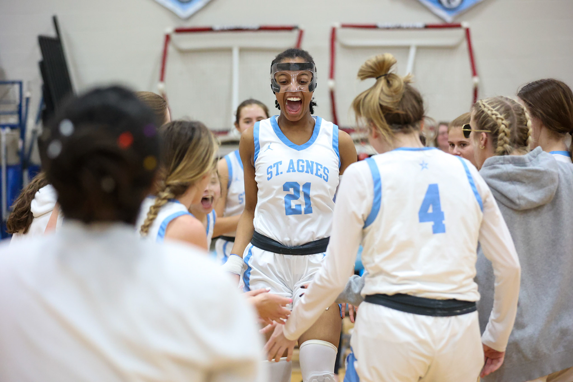 SBA Girls Basketball vs St. Agnes on Monday, January 23, 2022. (Ryan Beatty Photo)